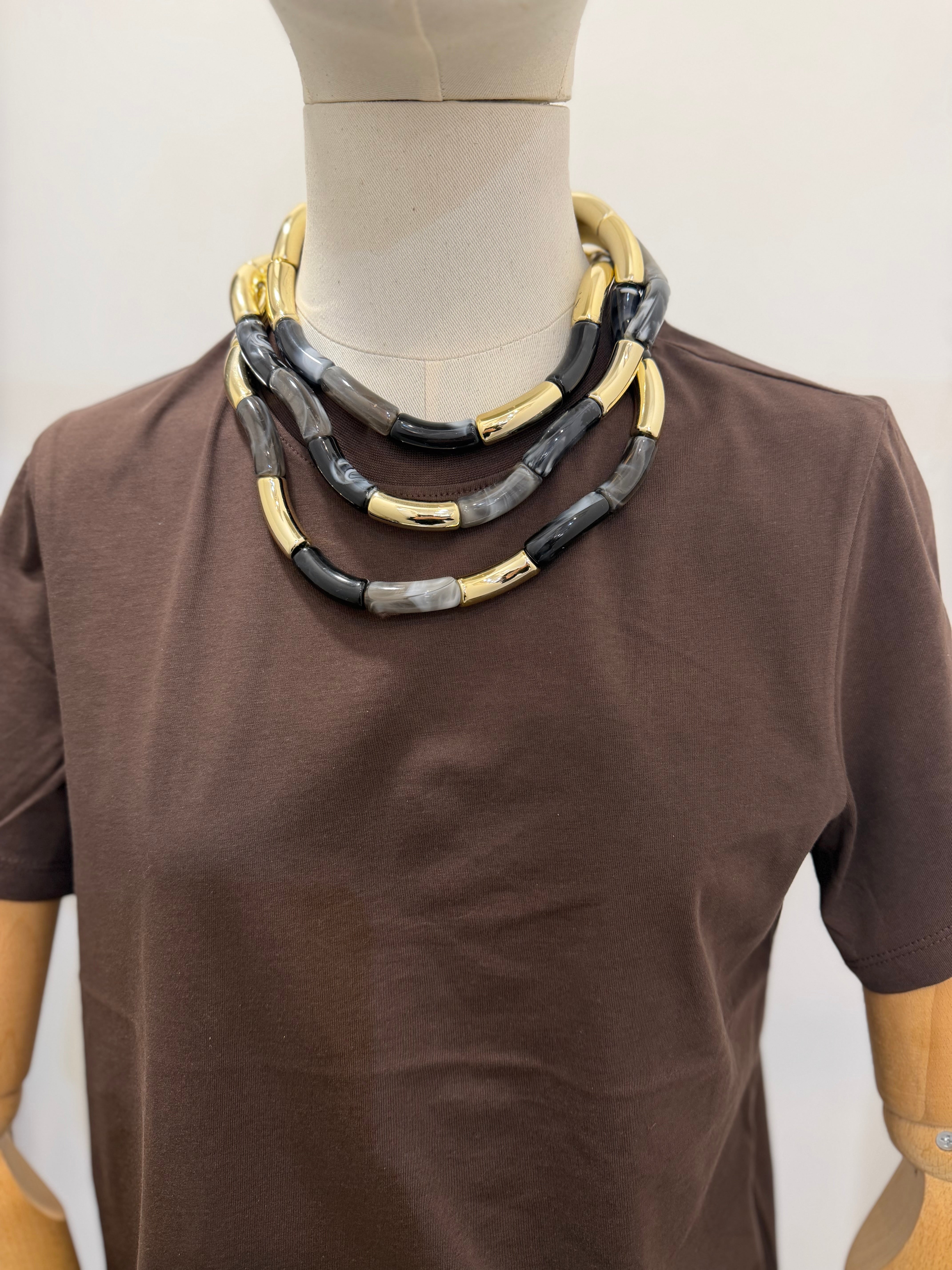 Collana a maglia grande Emisphere