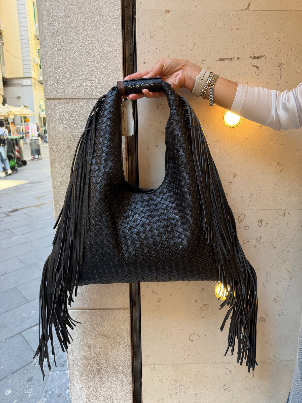 Borsa con frange Manila Grace