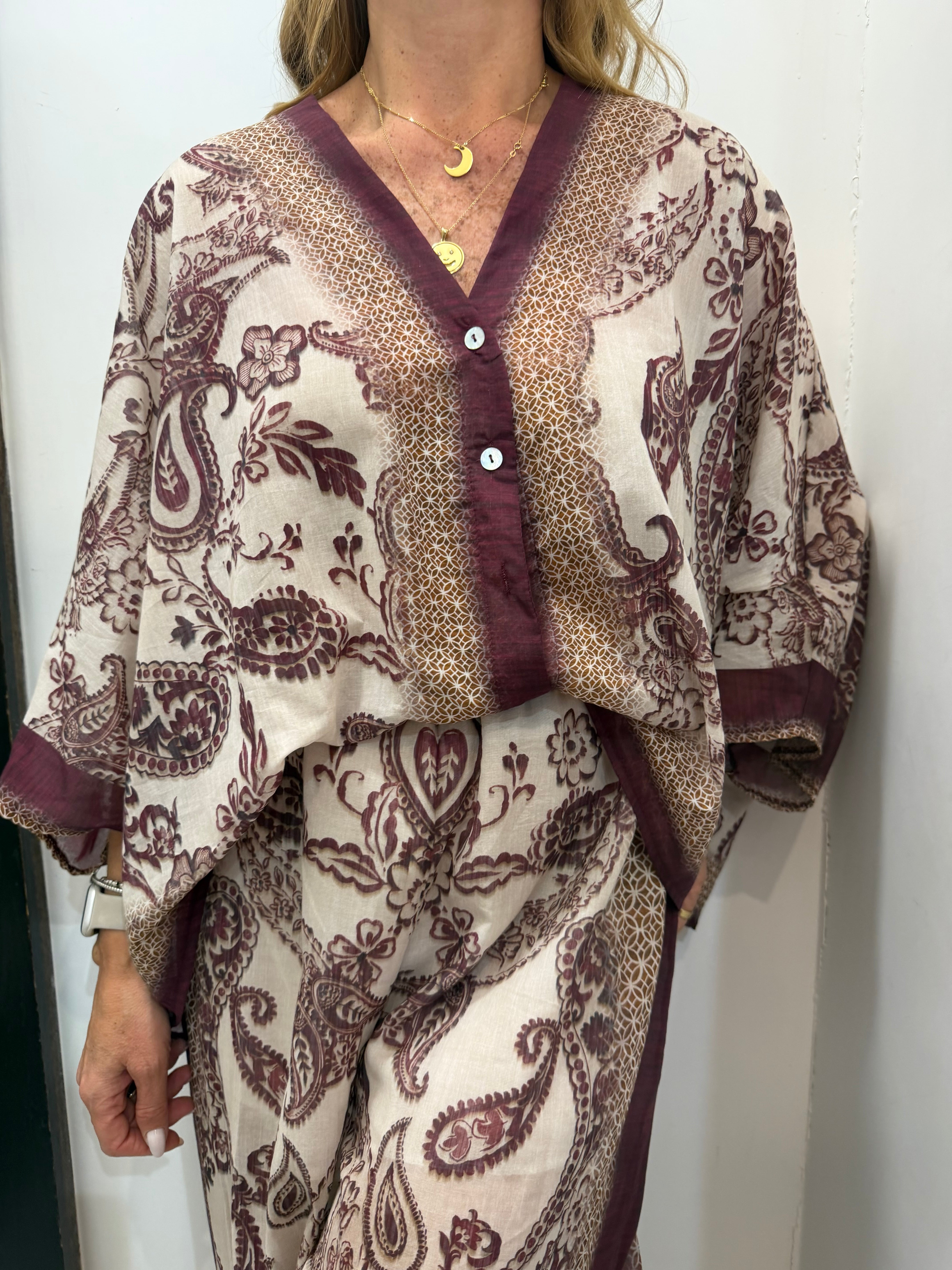 Camicia fantasia botanica Emisphere