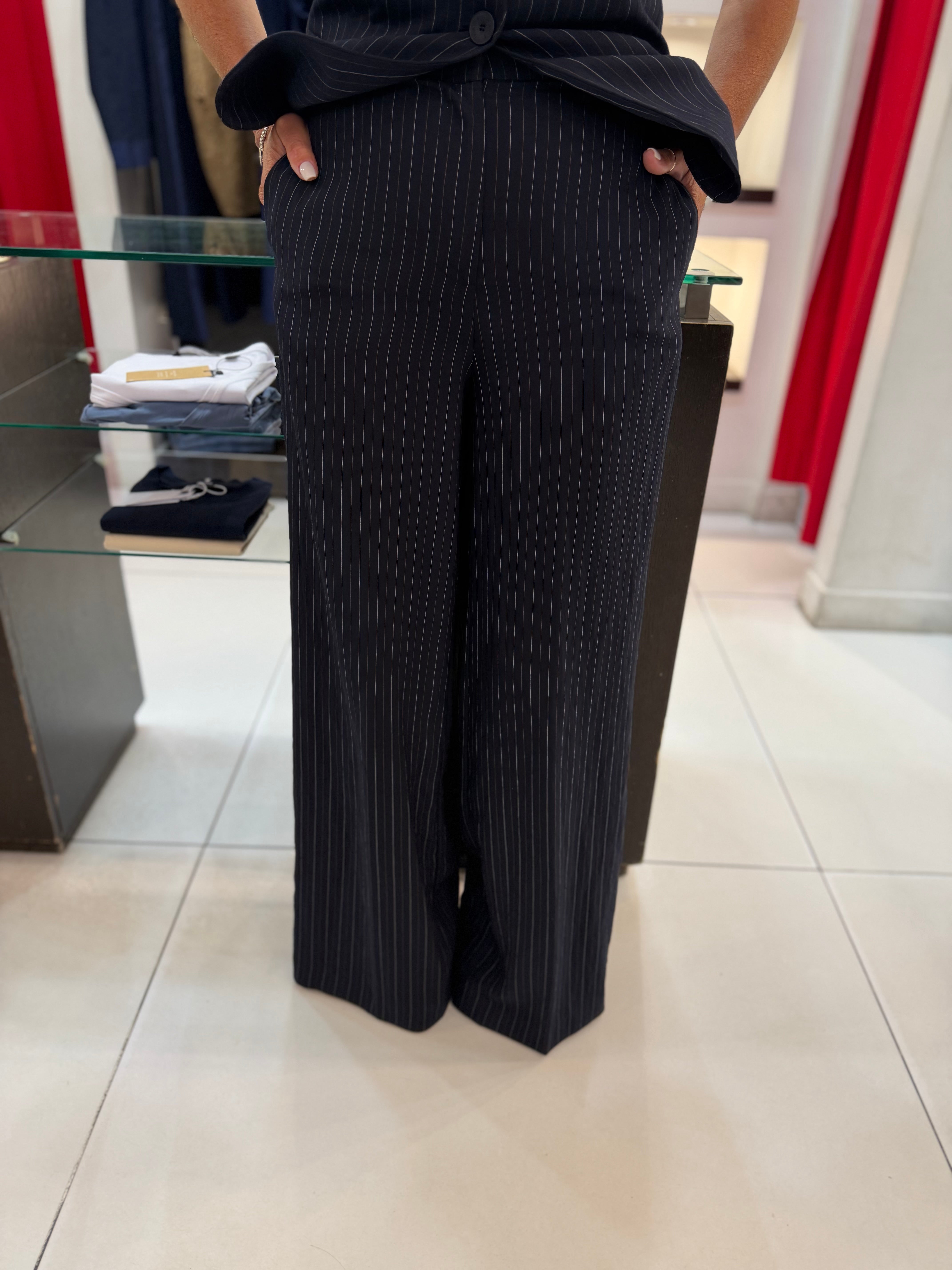 Pantalone gessato palazzo Kaos Donna