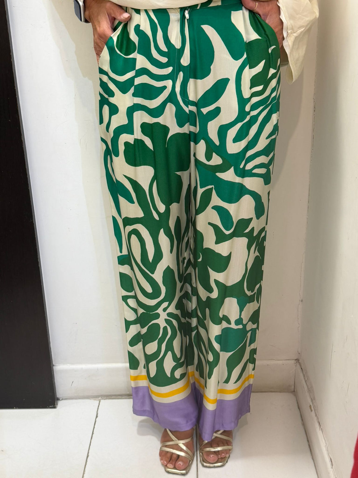 Pantalone stampato Hanita