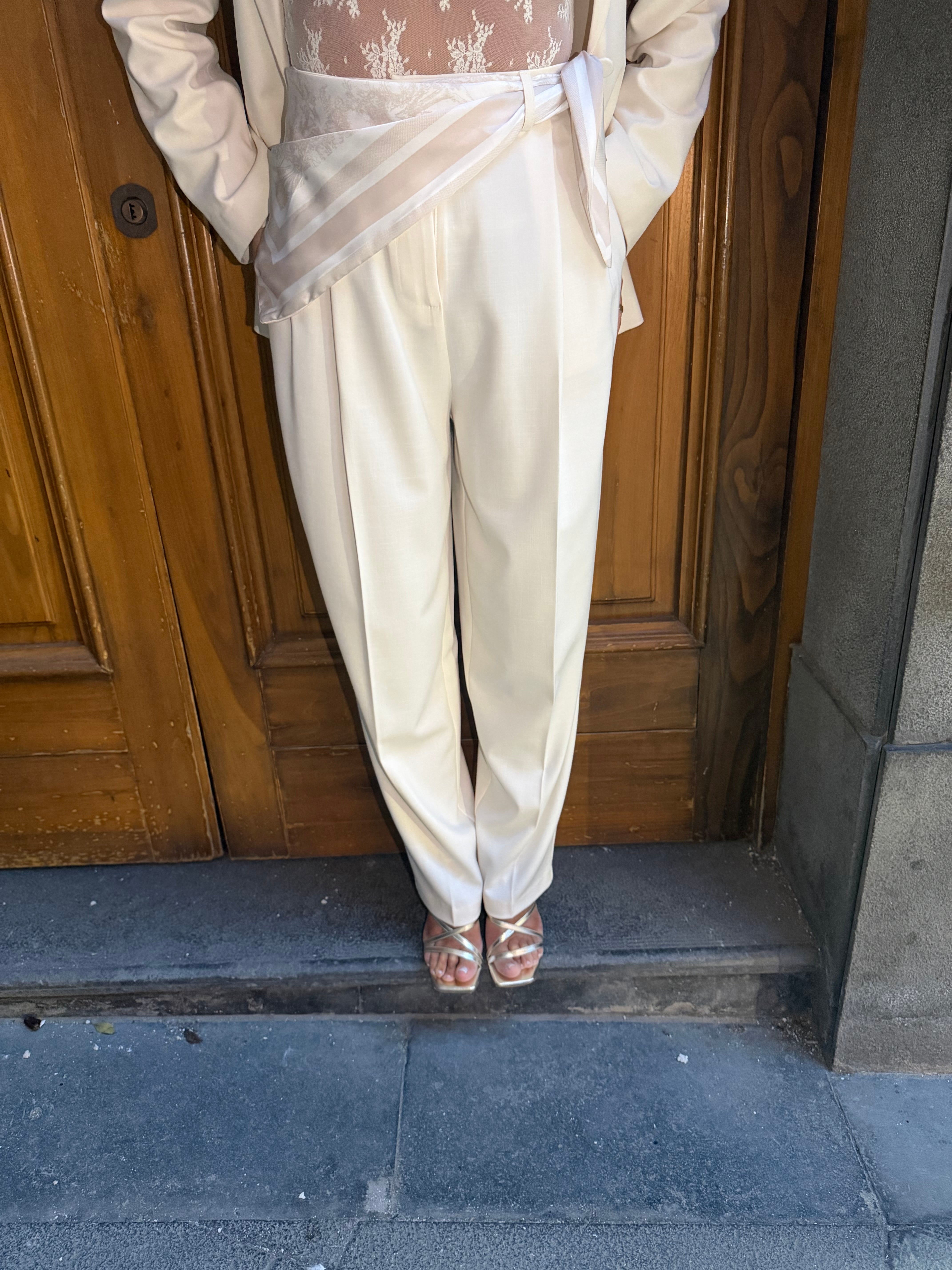 Pantalone con foulard Imperial