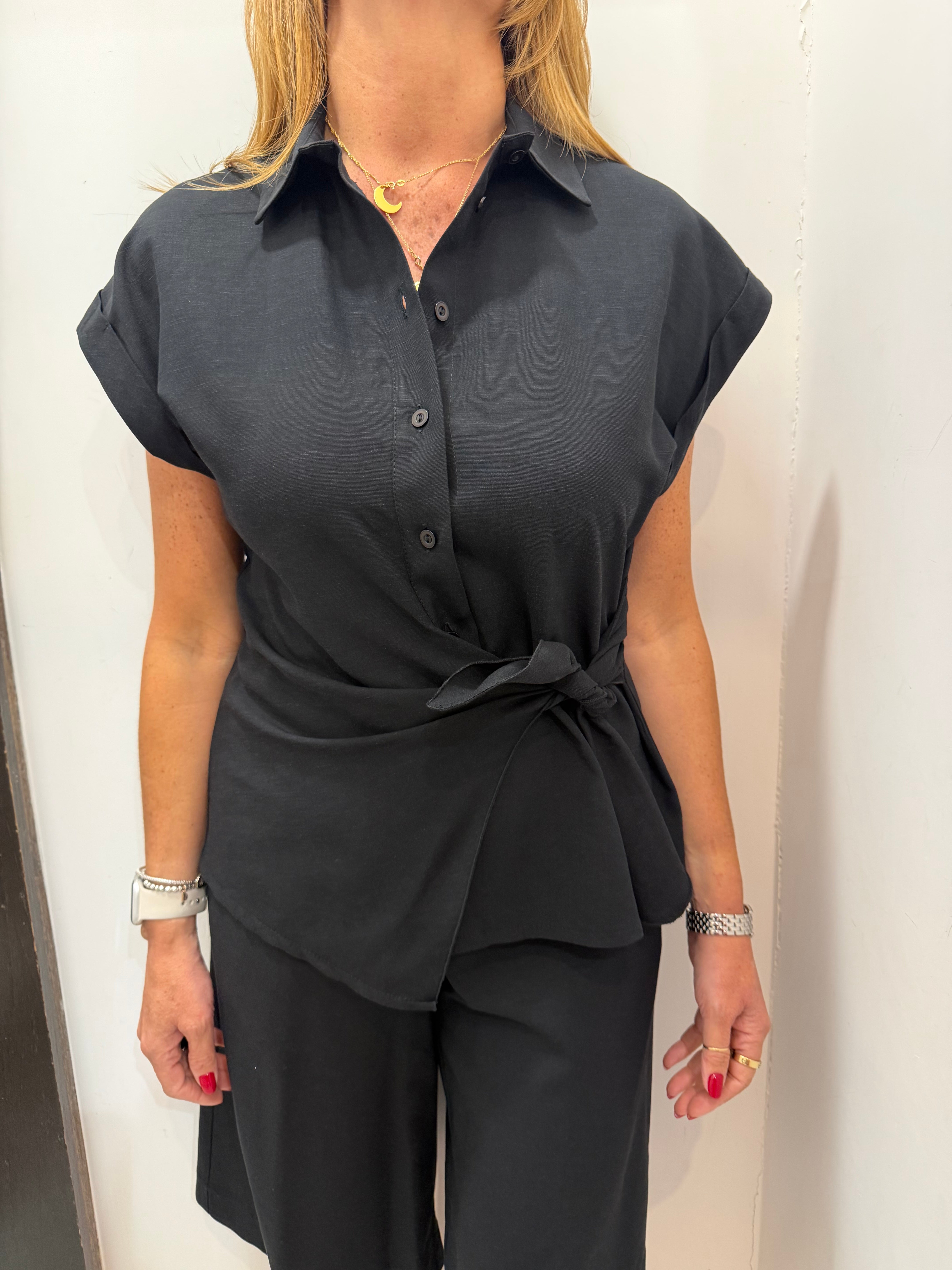 Coordinato camicia e bermuda Angela Davis