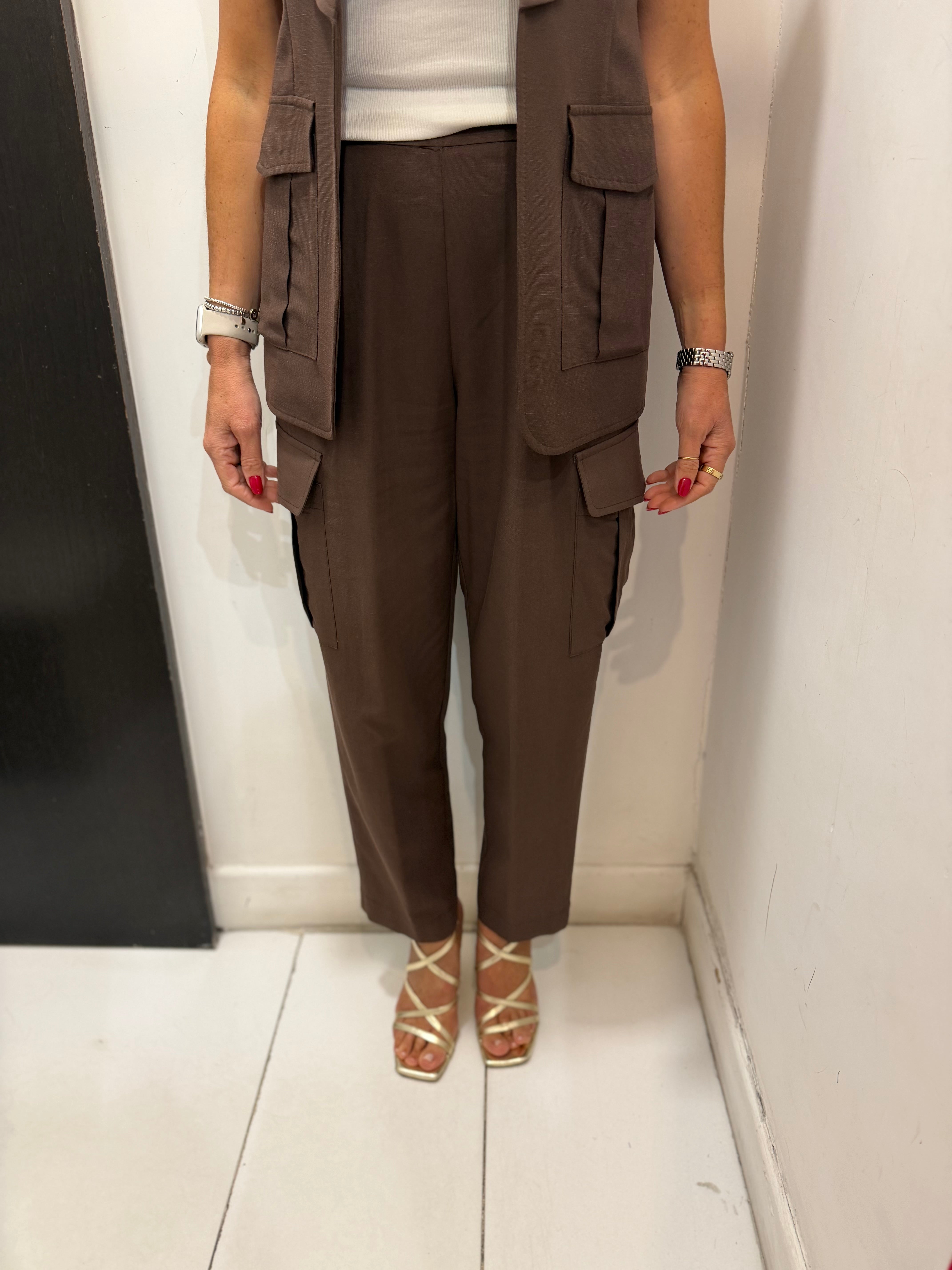 Coordinato gilet e pantalone  Angela Davis
