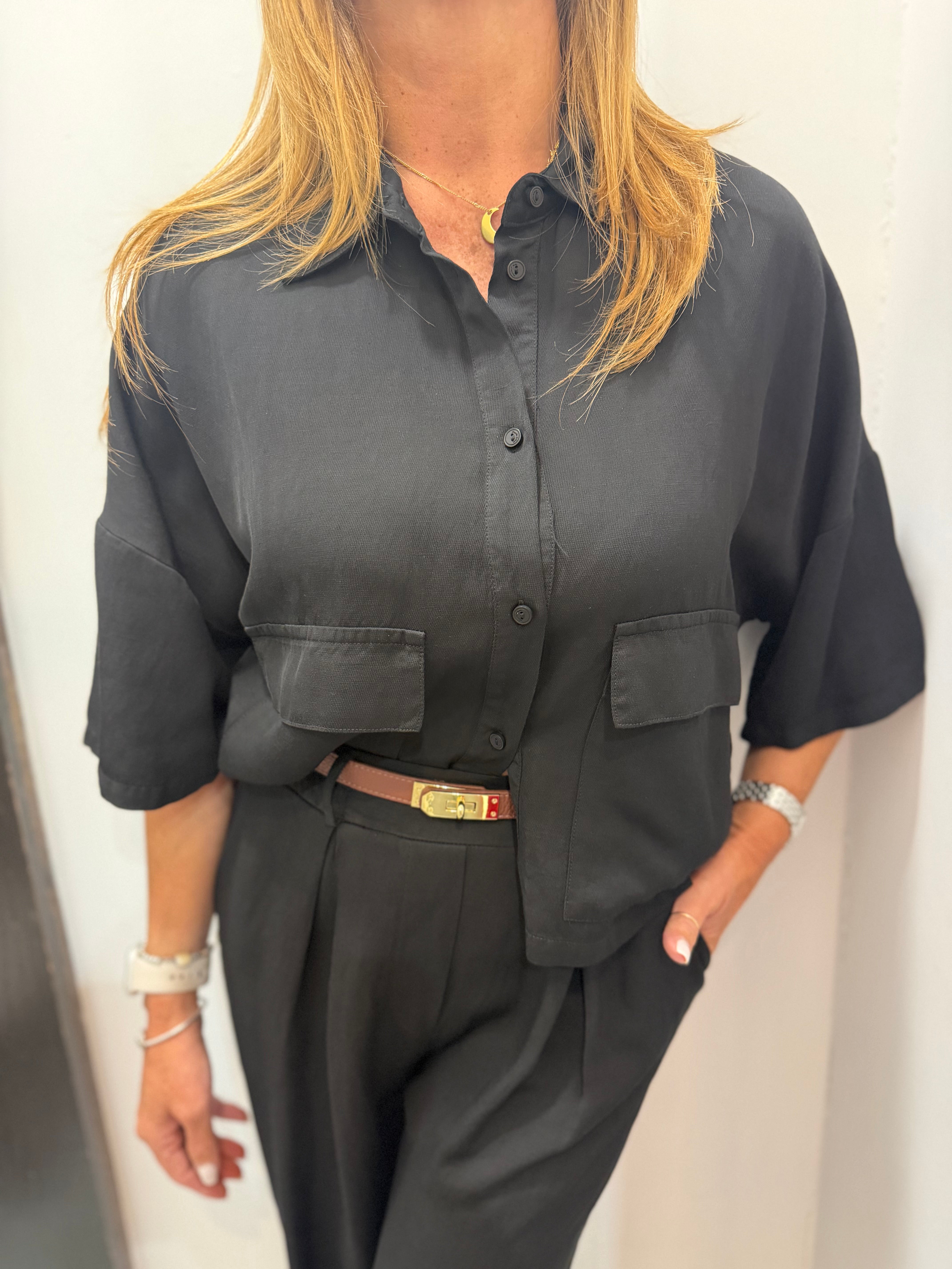 Camicia cropped Manila Grace