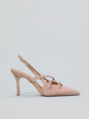 Slingback in camoscio Ovyé