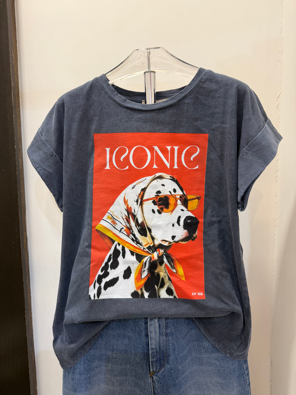 T-shirt con stampa in cotone “Iconic Dalmata” Emisphere m