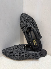 Ballerina slingback in rafia Ovyé