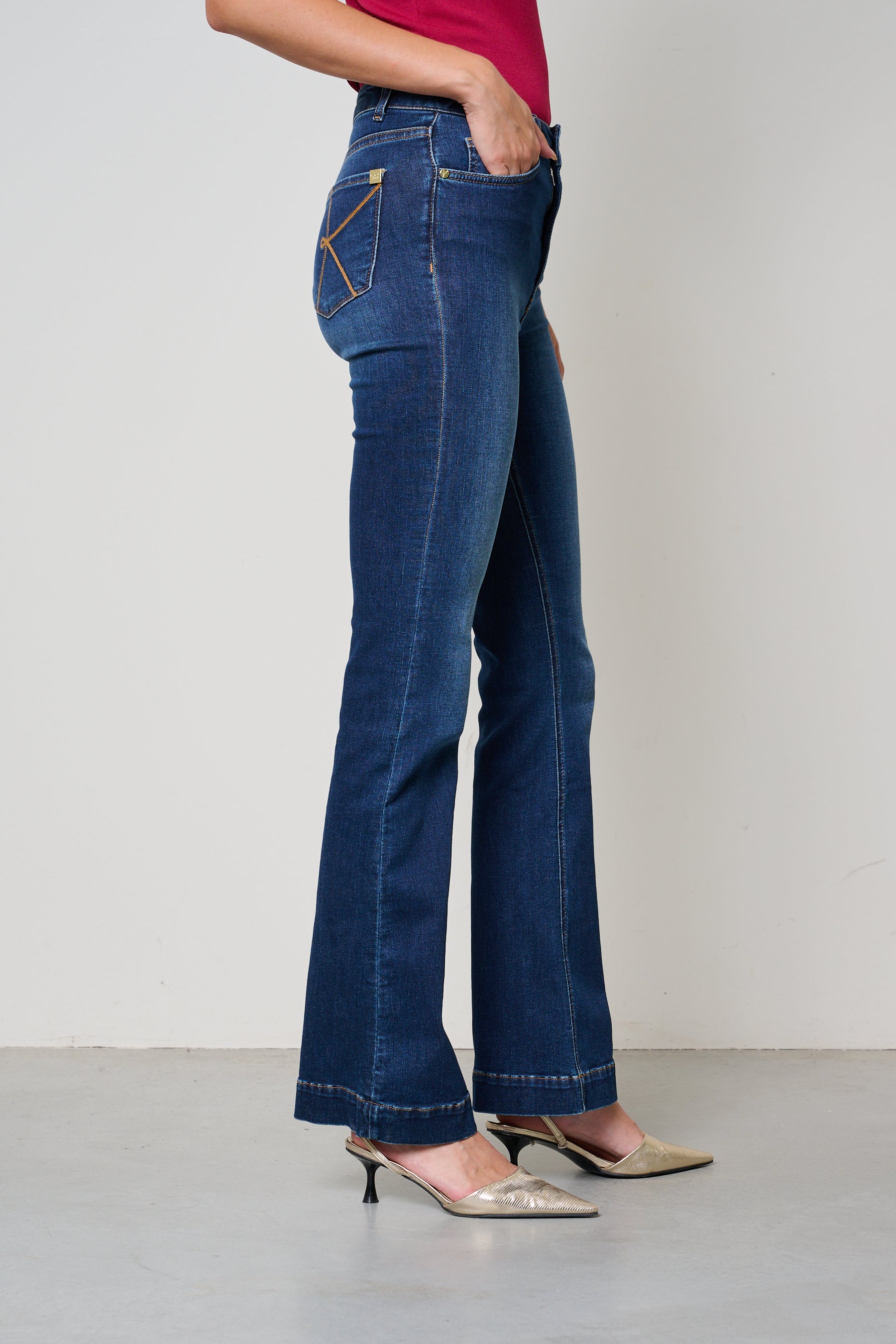 Jeans a zampa Kaos Denim