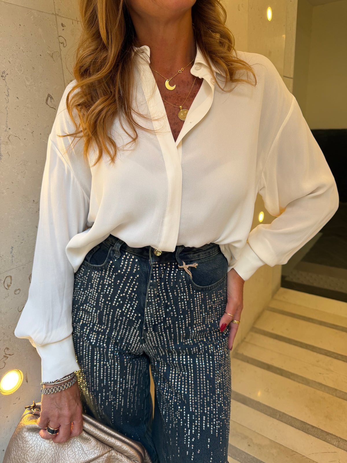 Camicia in viscosa Kaos Collection