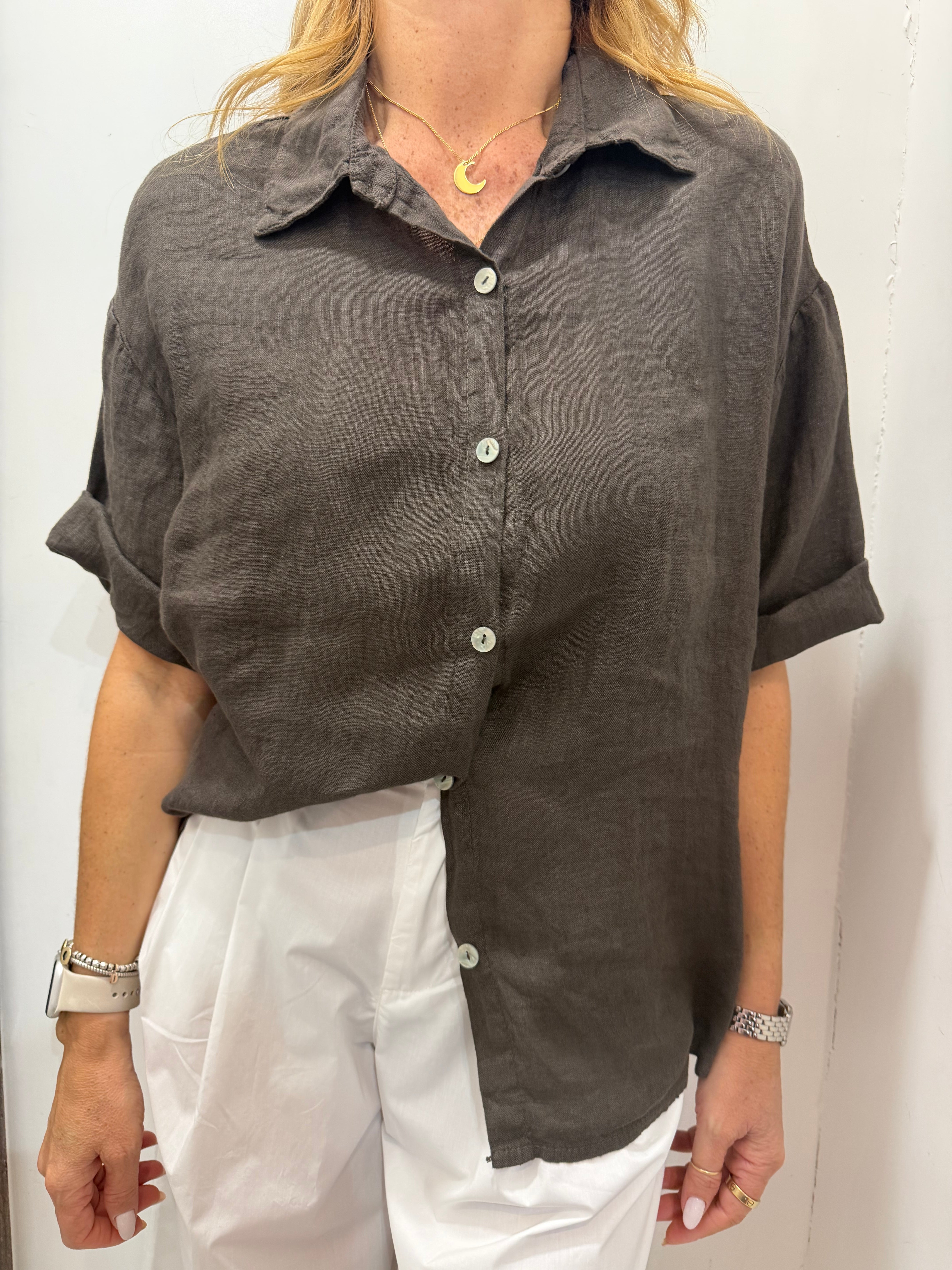 Camicia Lino Emisphere