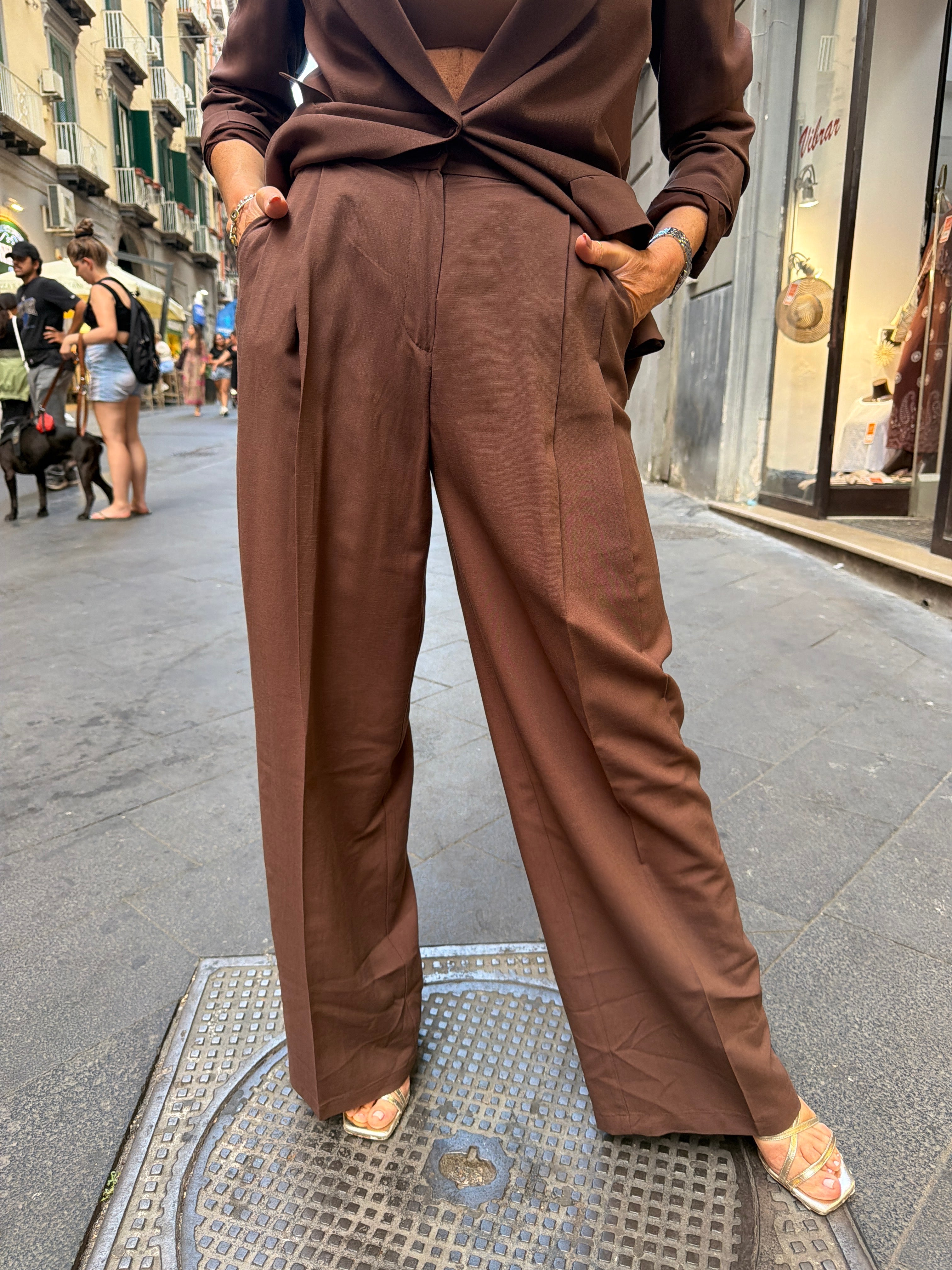 Pantaloni palazzo regular fit Imperial