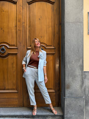 Pantaloni con elastico sul retro Imperial