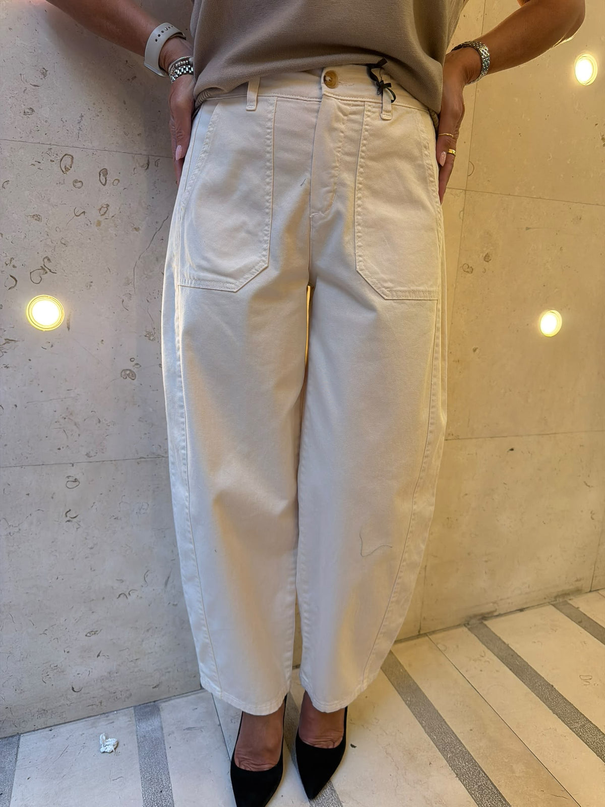 Pantalone Aurora in cotone Emisphere