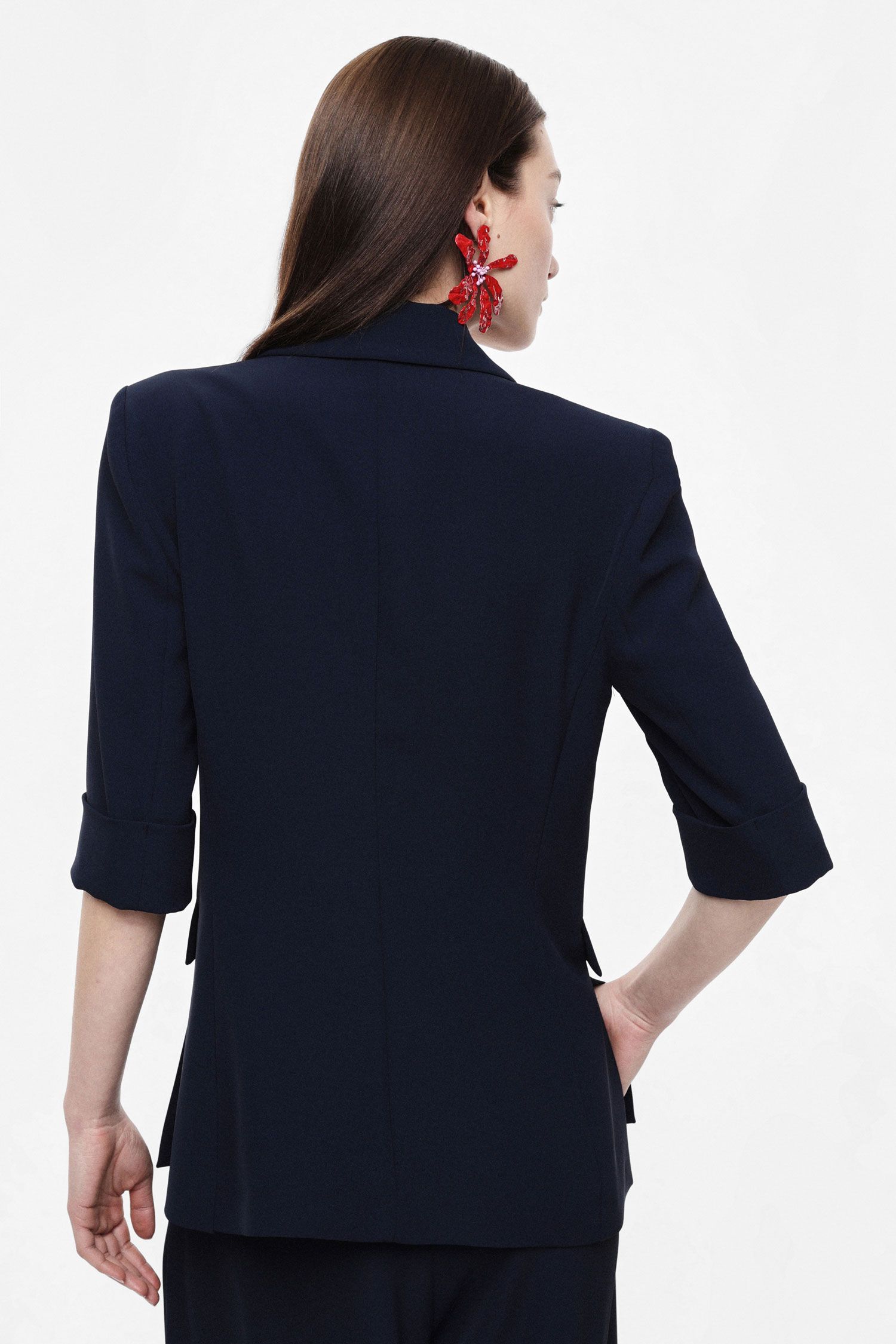 Blazer monopetto maniche corte spacchi laterali Imperial