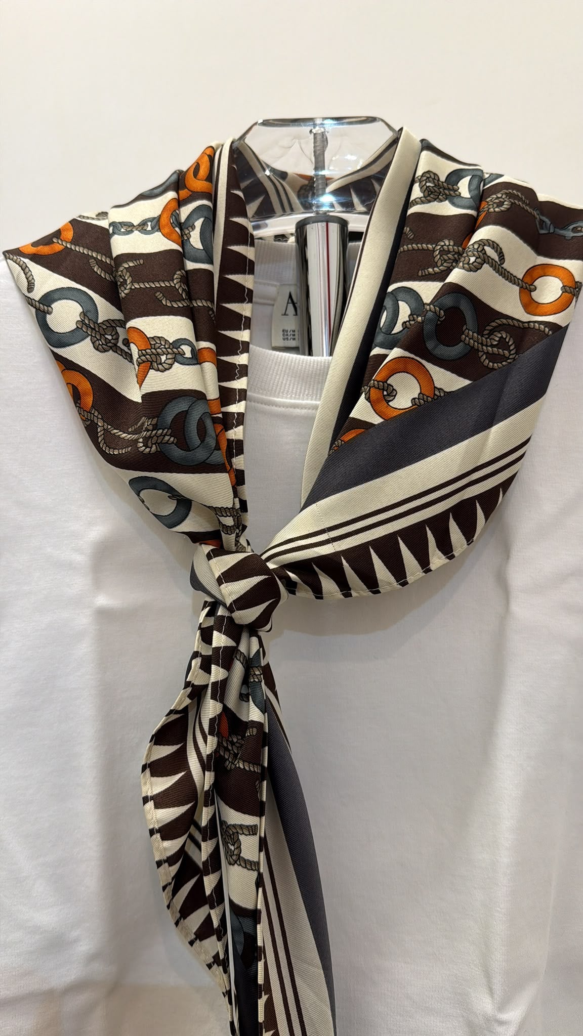 Foulard stampa catena