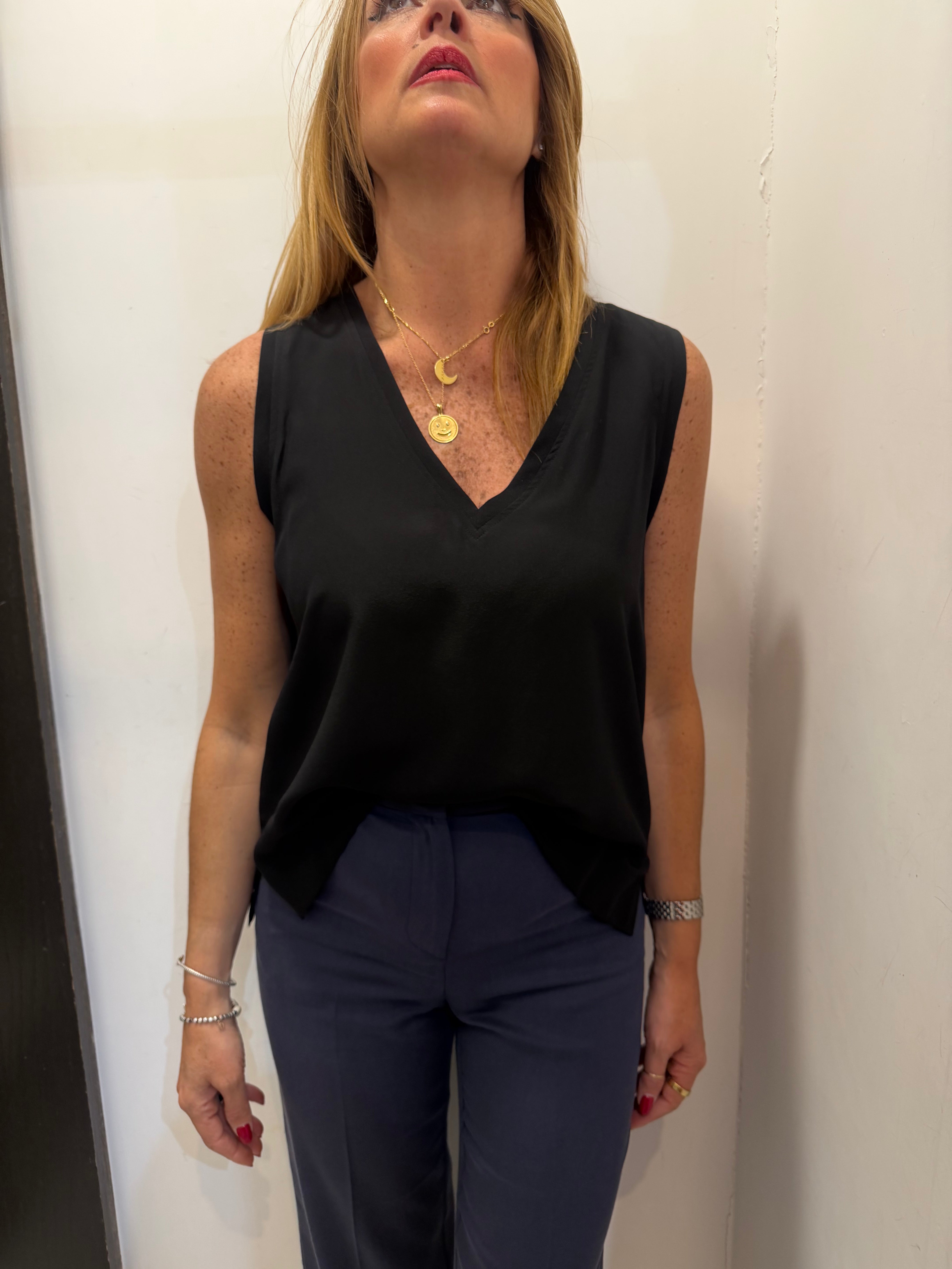 Canotta in seta Kaos Donna