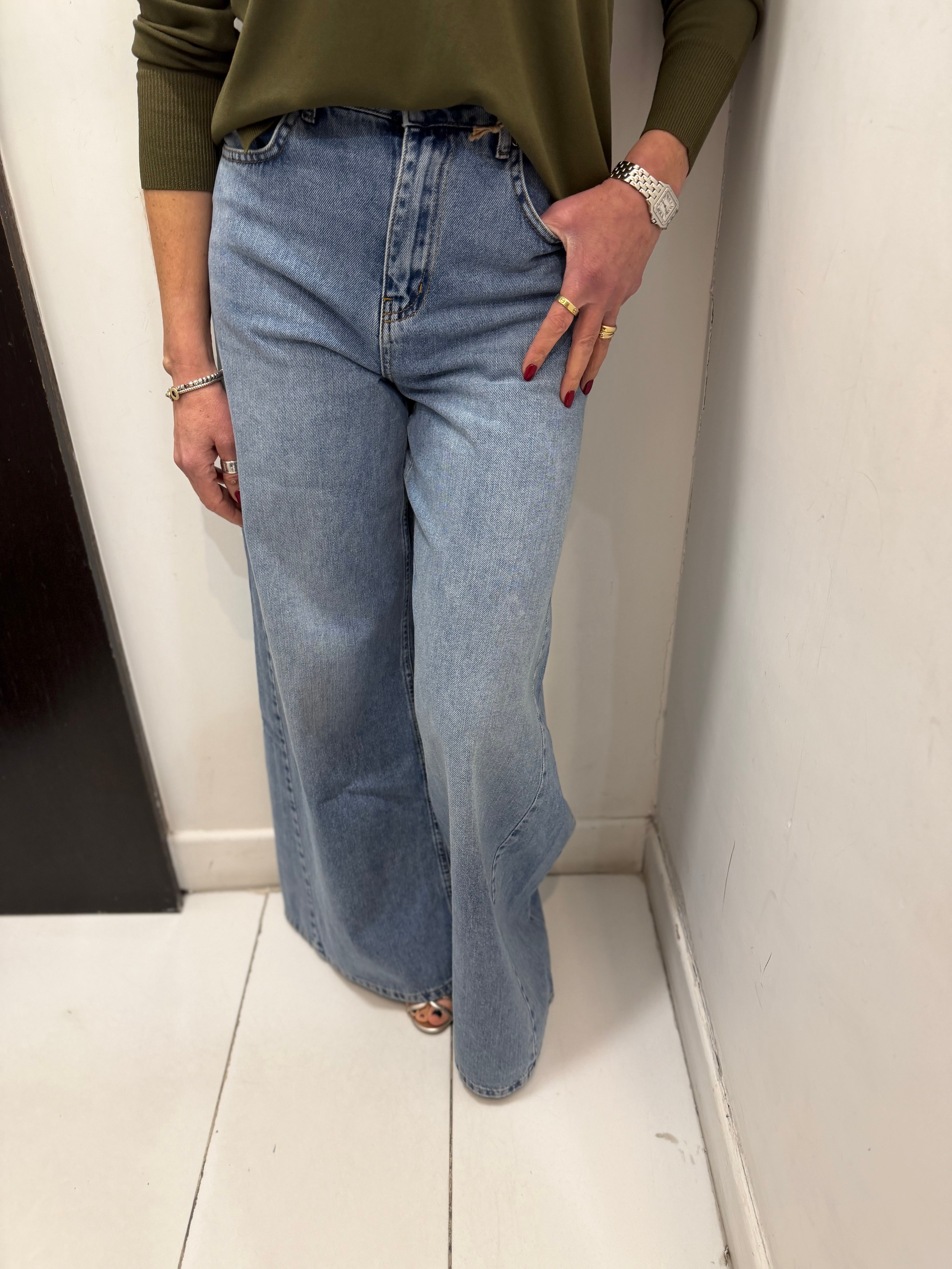 Jeans flare Kaos Denim