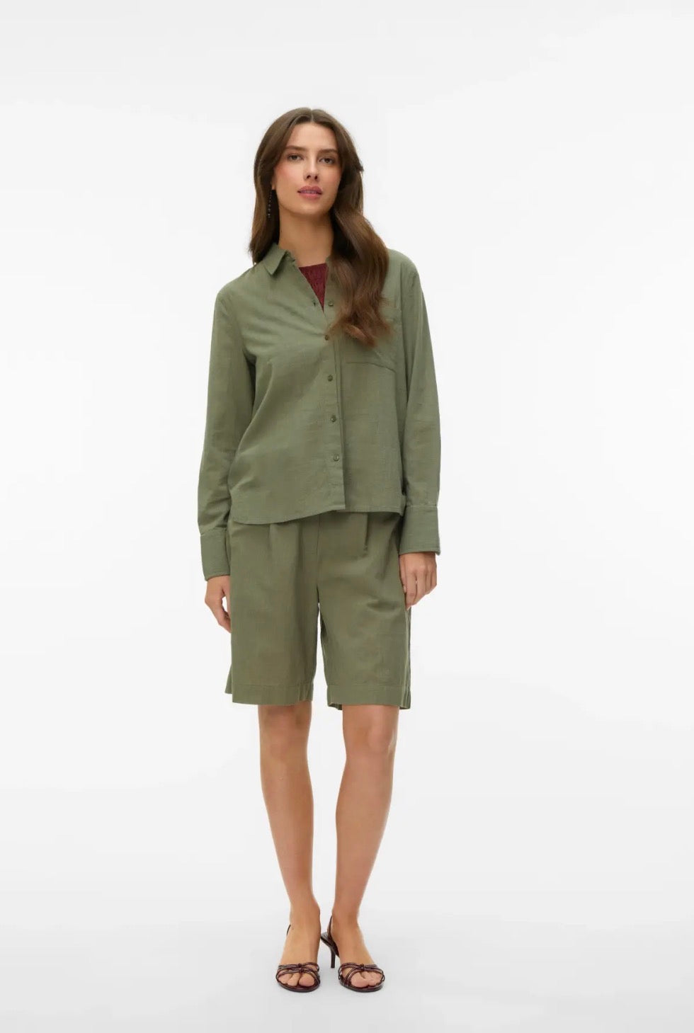 Camicia regular fit in cotone Vero Moda