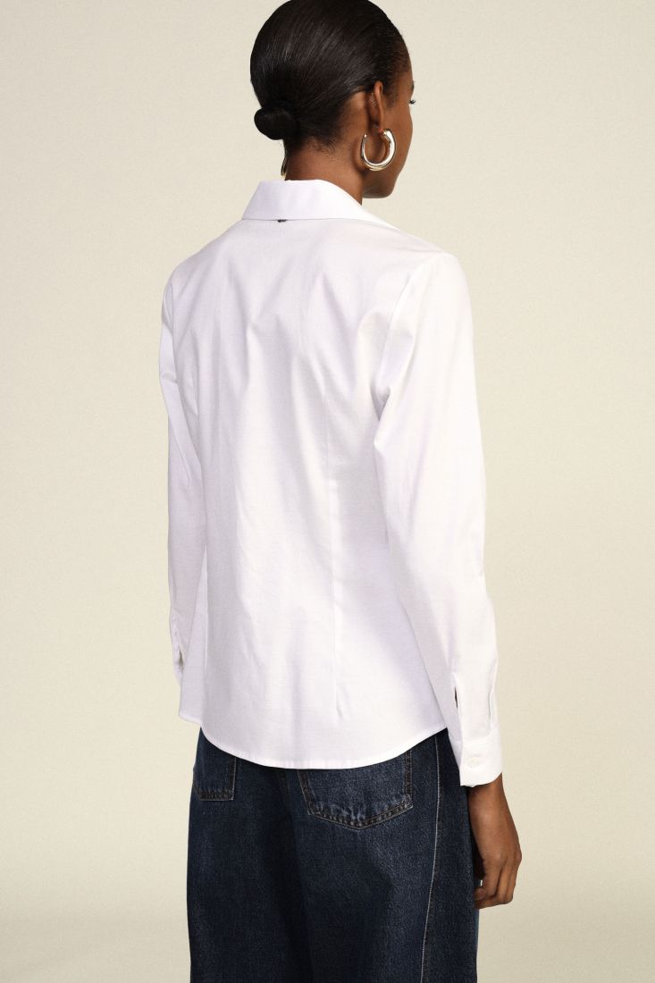 Camicia classica a maniche lunghe con colletto Ovyé