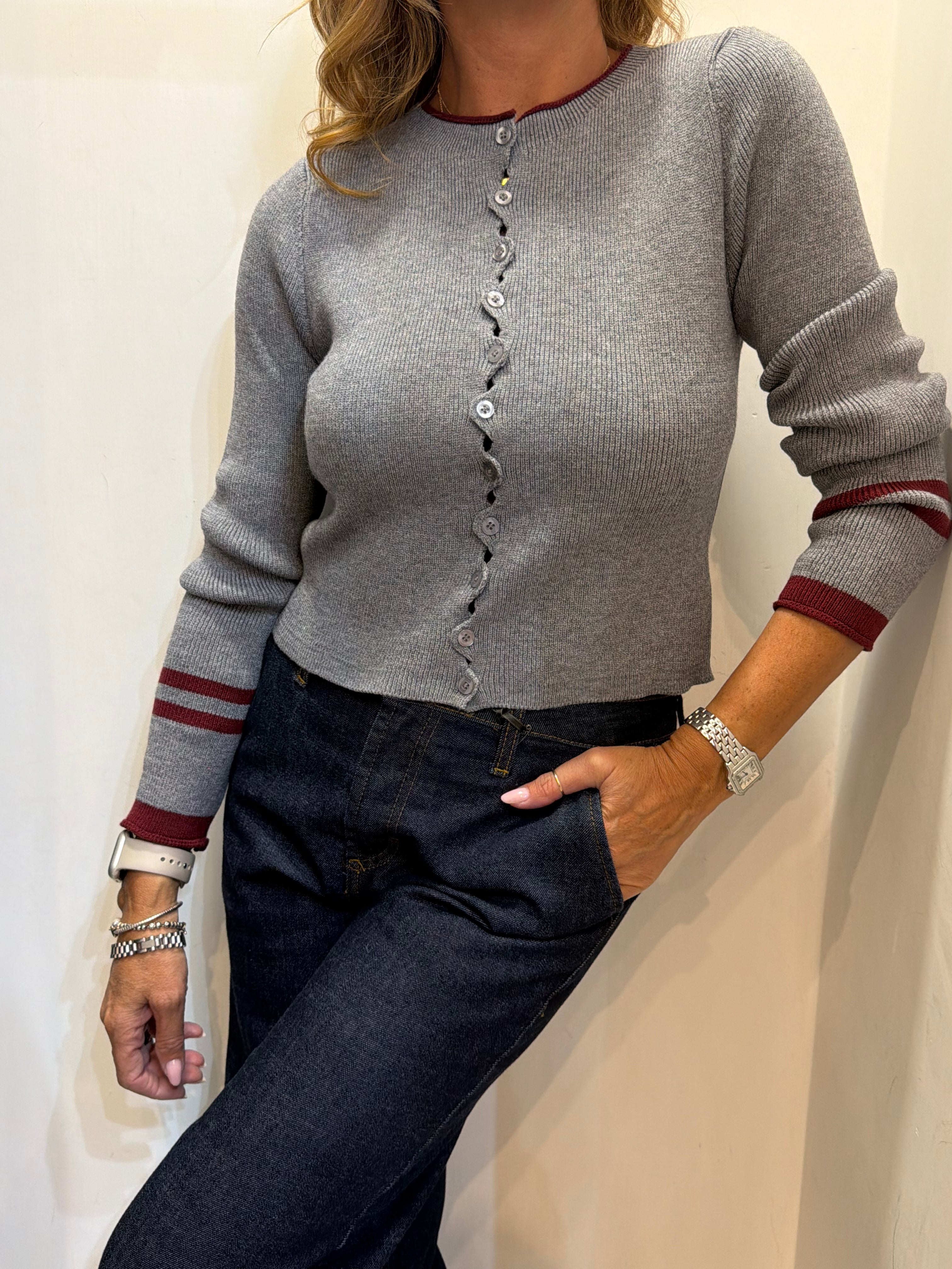Cardigan Bicolor Emisphere