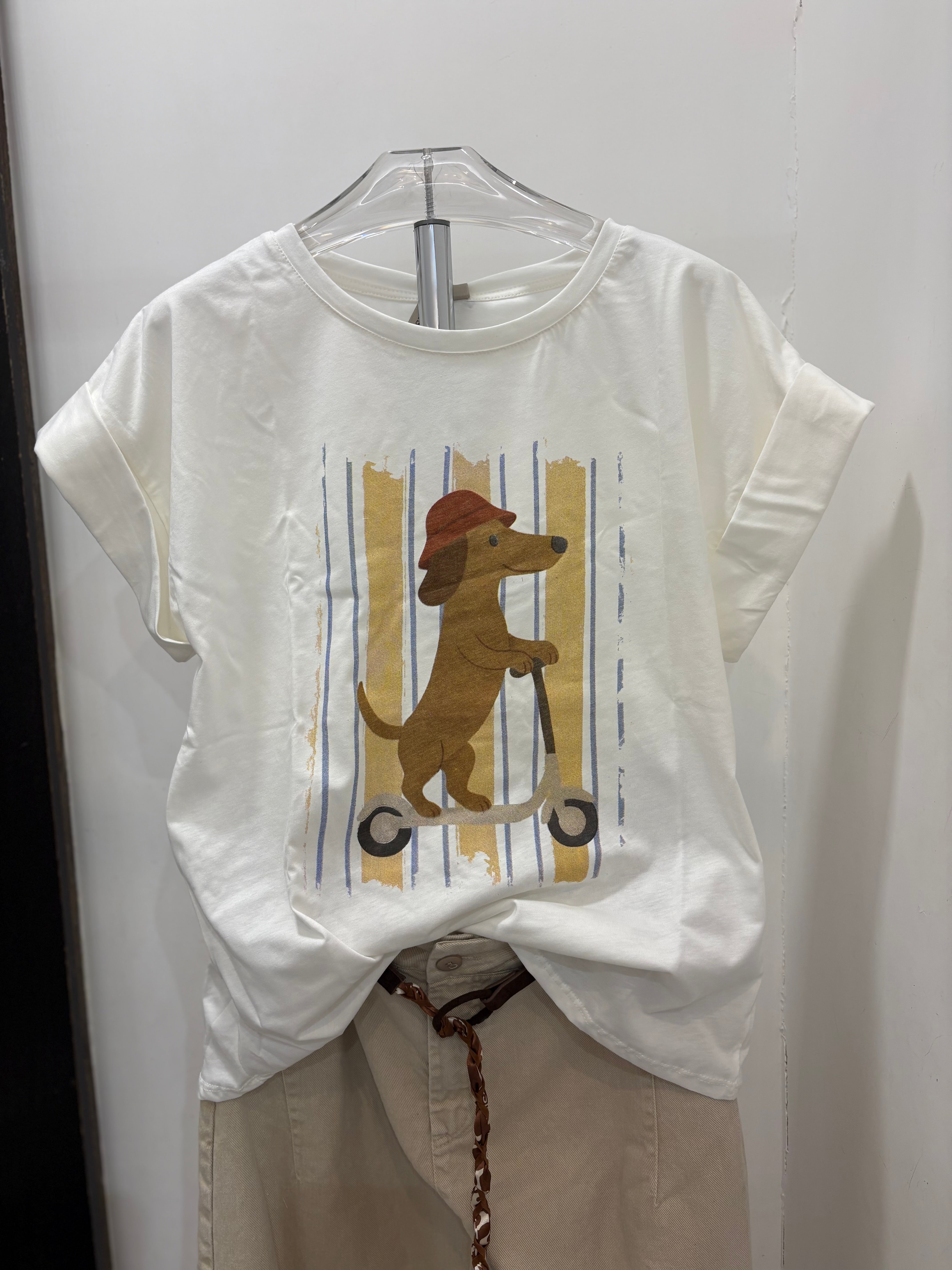 T-shirt mezza manica con stampe Emisphere