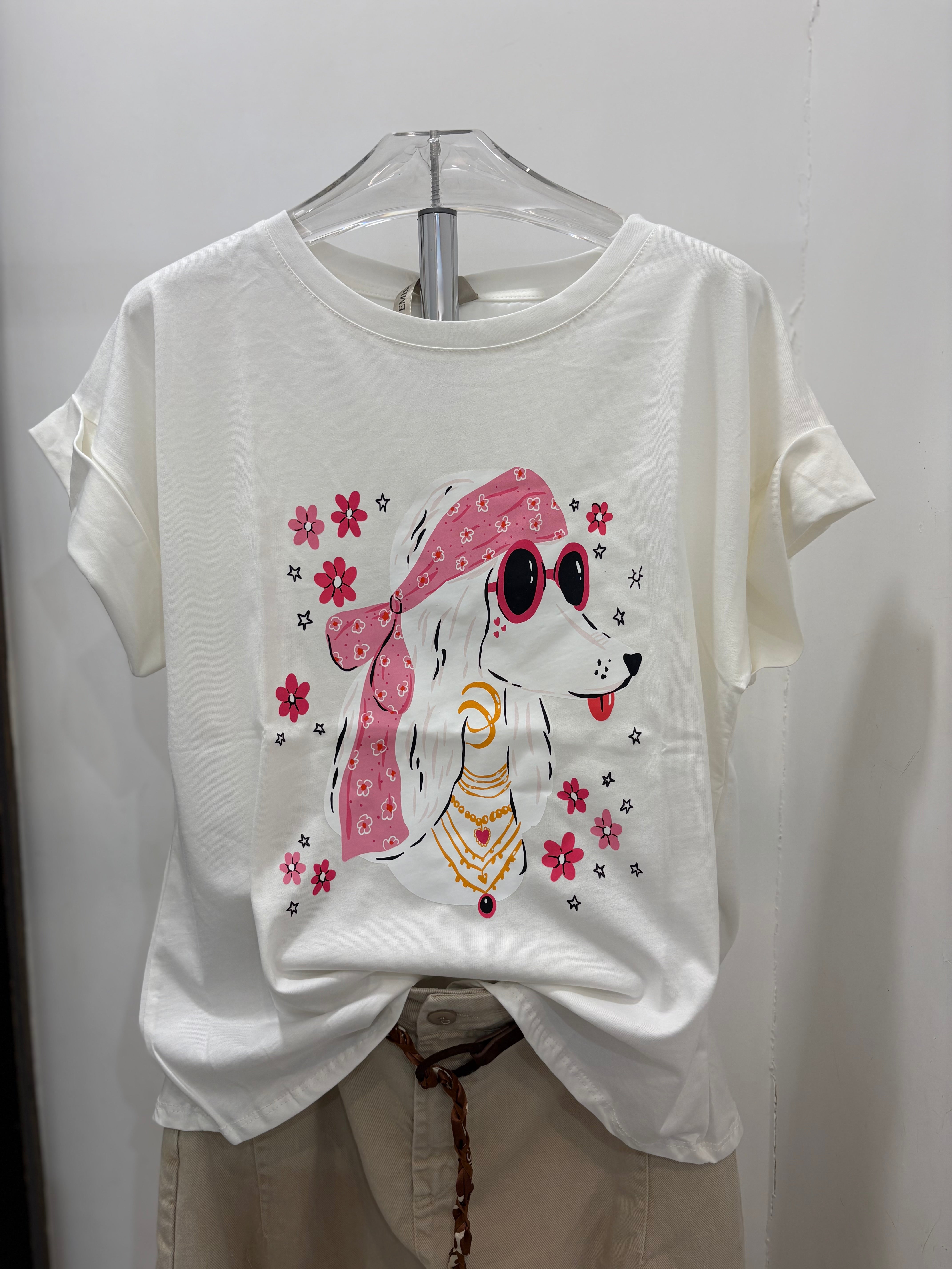 T-shirt mezza manica con stampe Emisphere