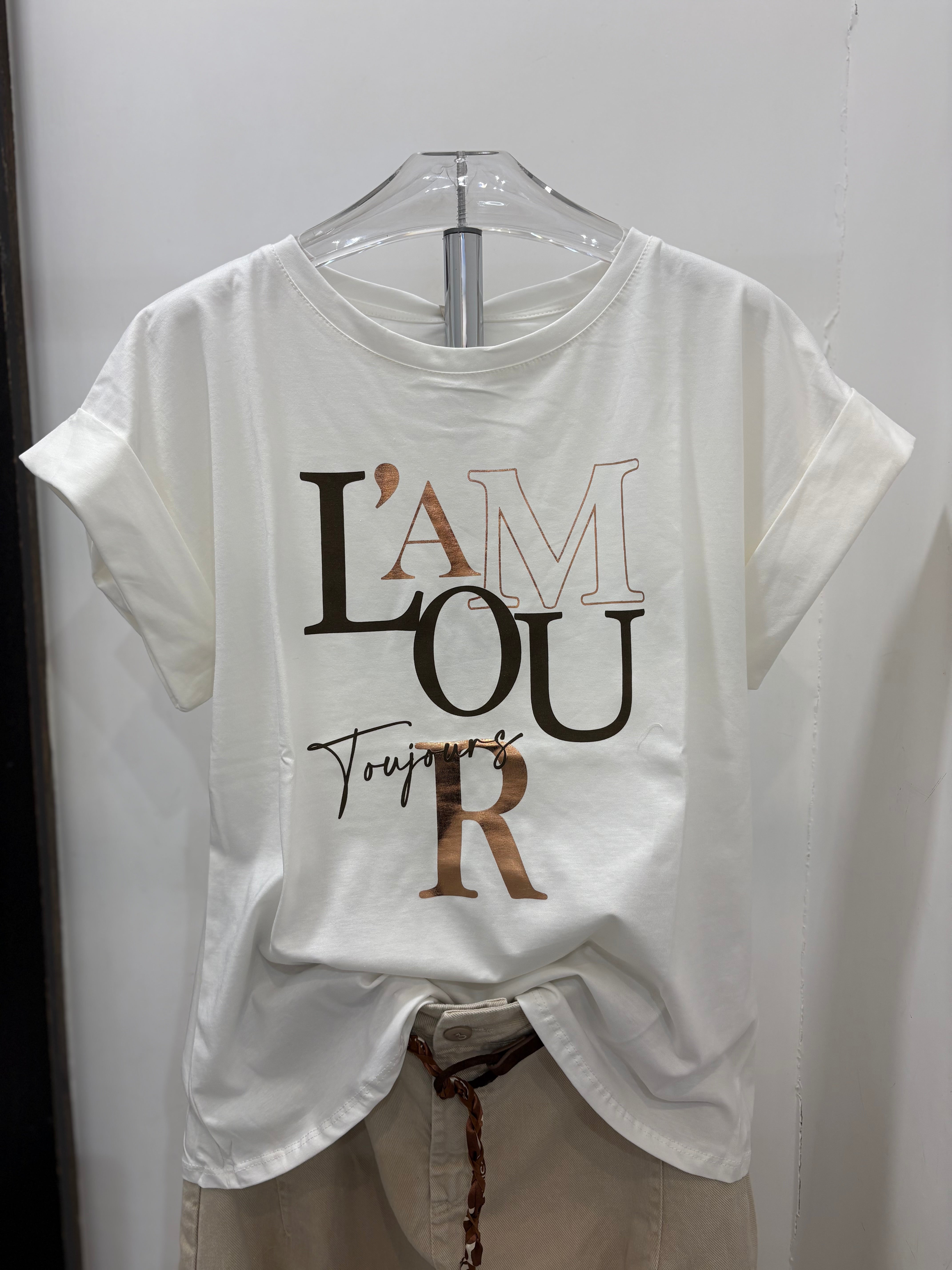 T-shirt mezza manica con stampe Emisphere