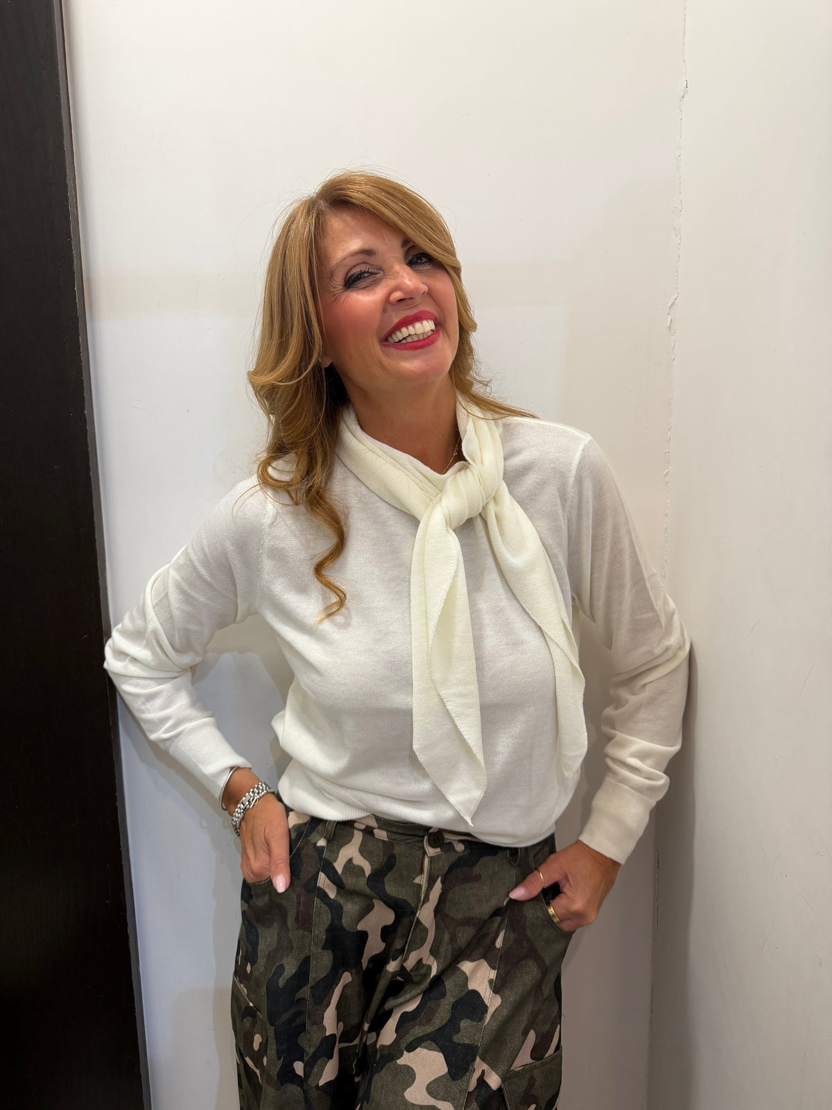 Maglia con sciarpa Vero Moda
