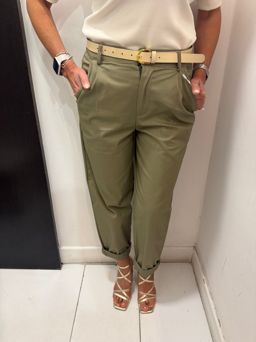 Pantalone dritto in cotone Imperial