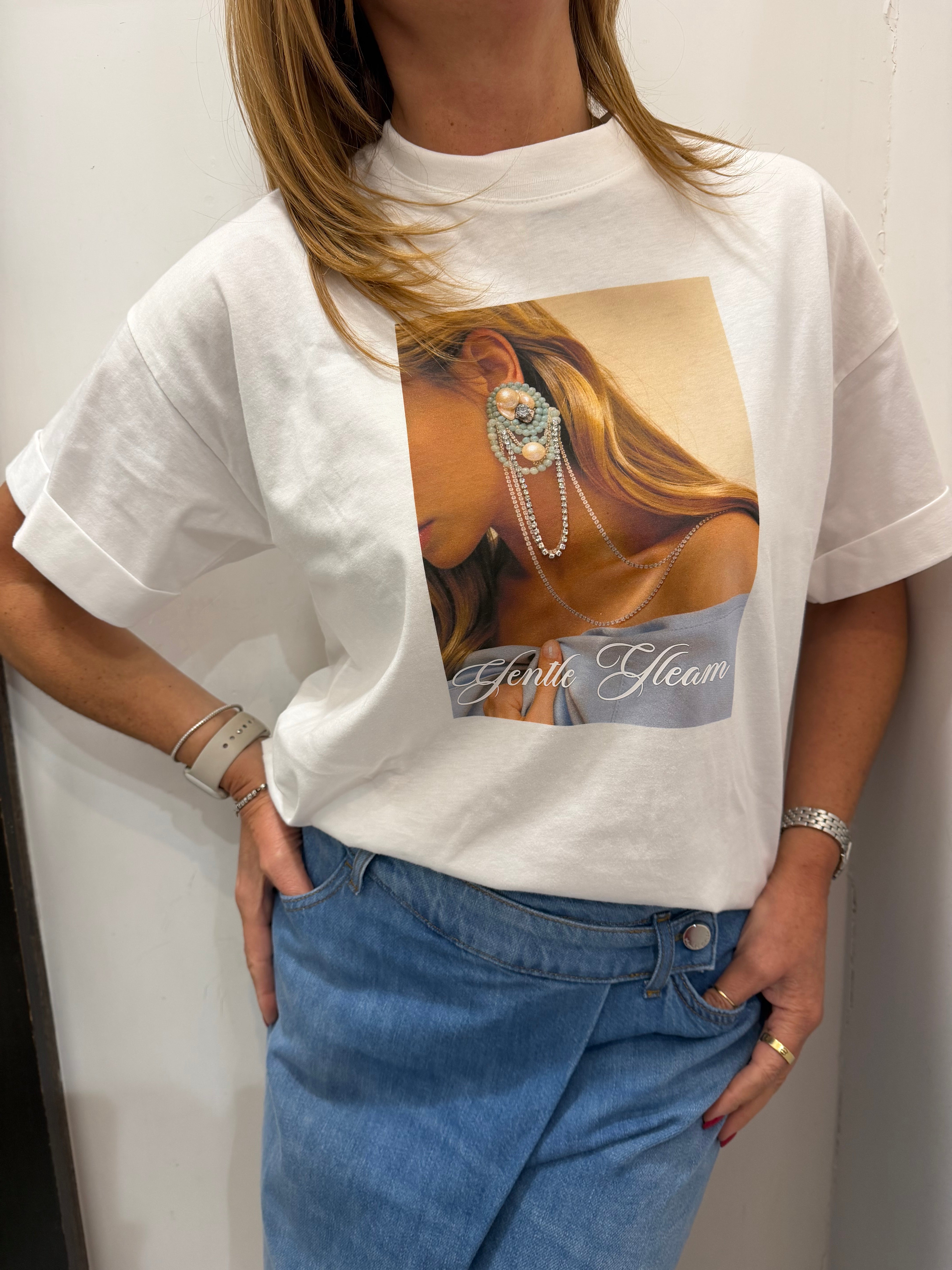 T-shirt con stampa Imperial
