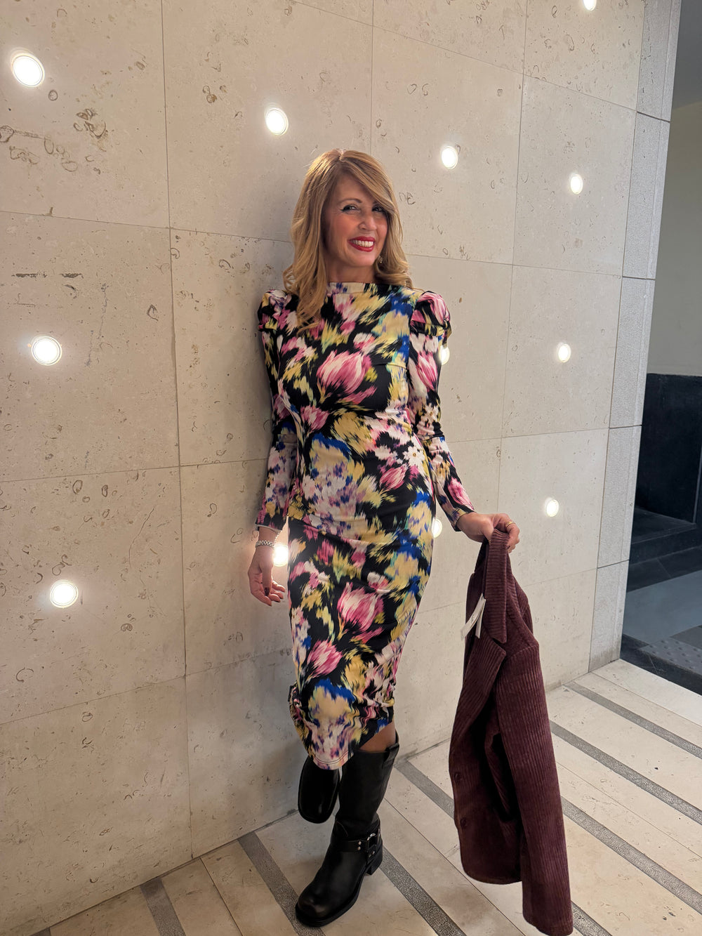 Abito multicolor in lycra Dixie