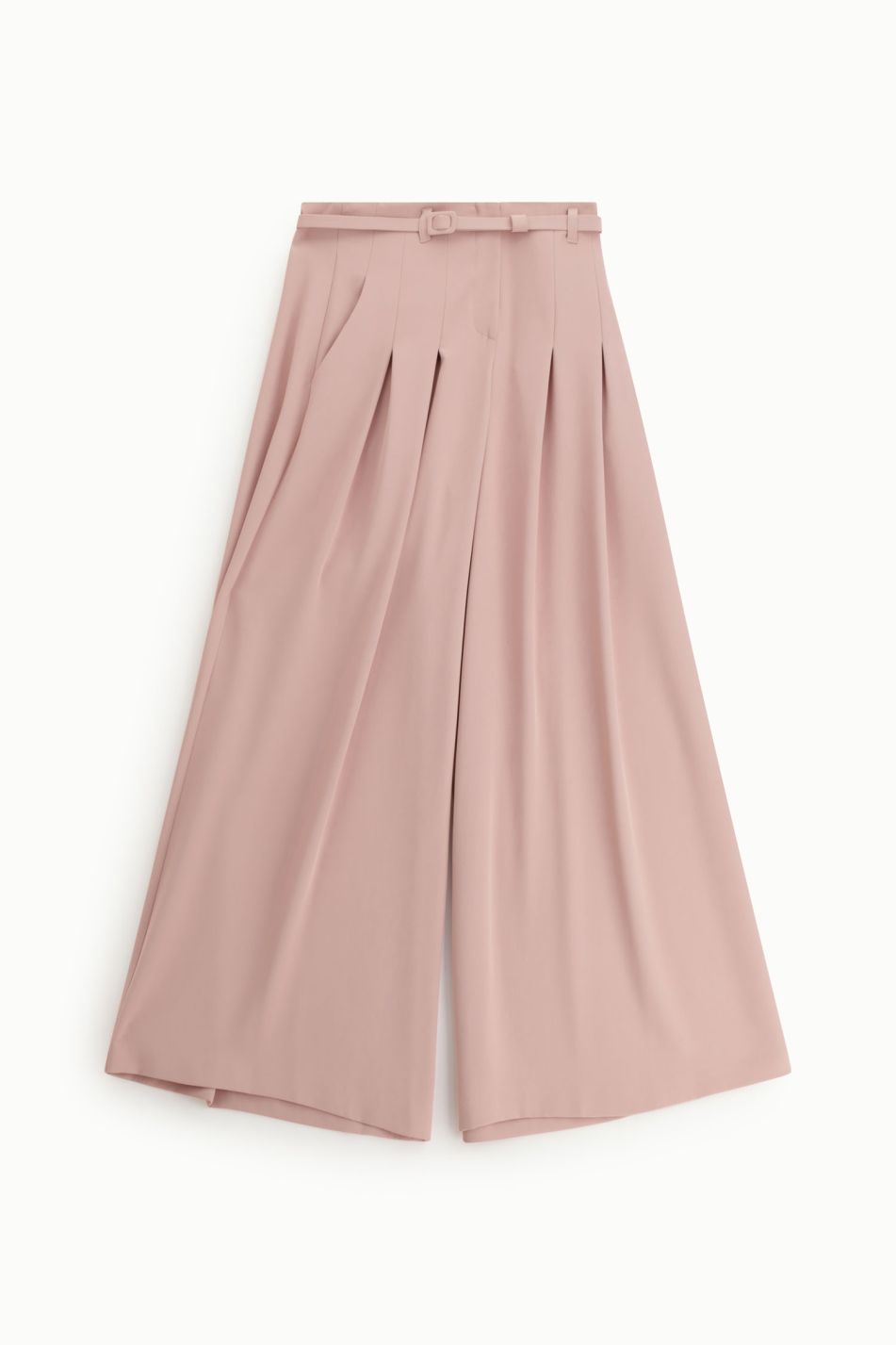 Pantaloni palazzo ampi vita alta con cintura Imperial