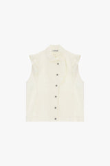 Gilet senza maniche con volat frontali Please