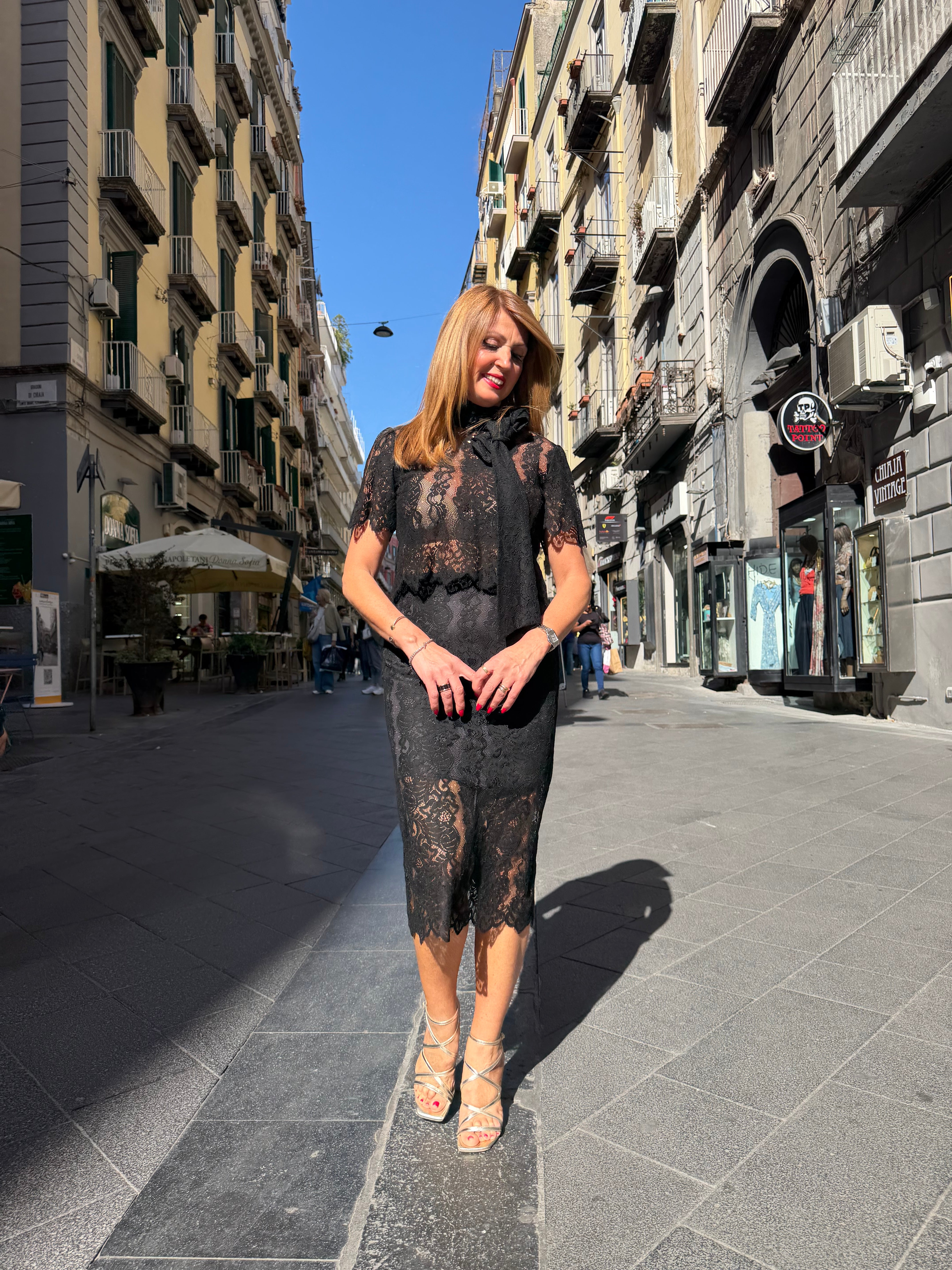 Gonna lunga in pizzo Imperial