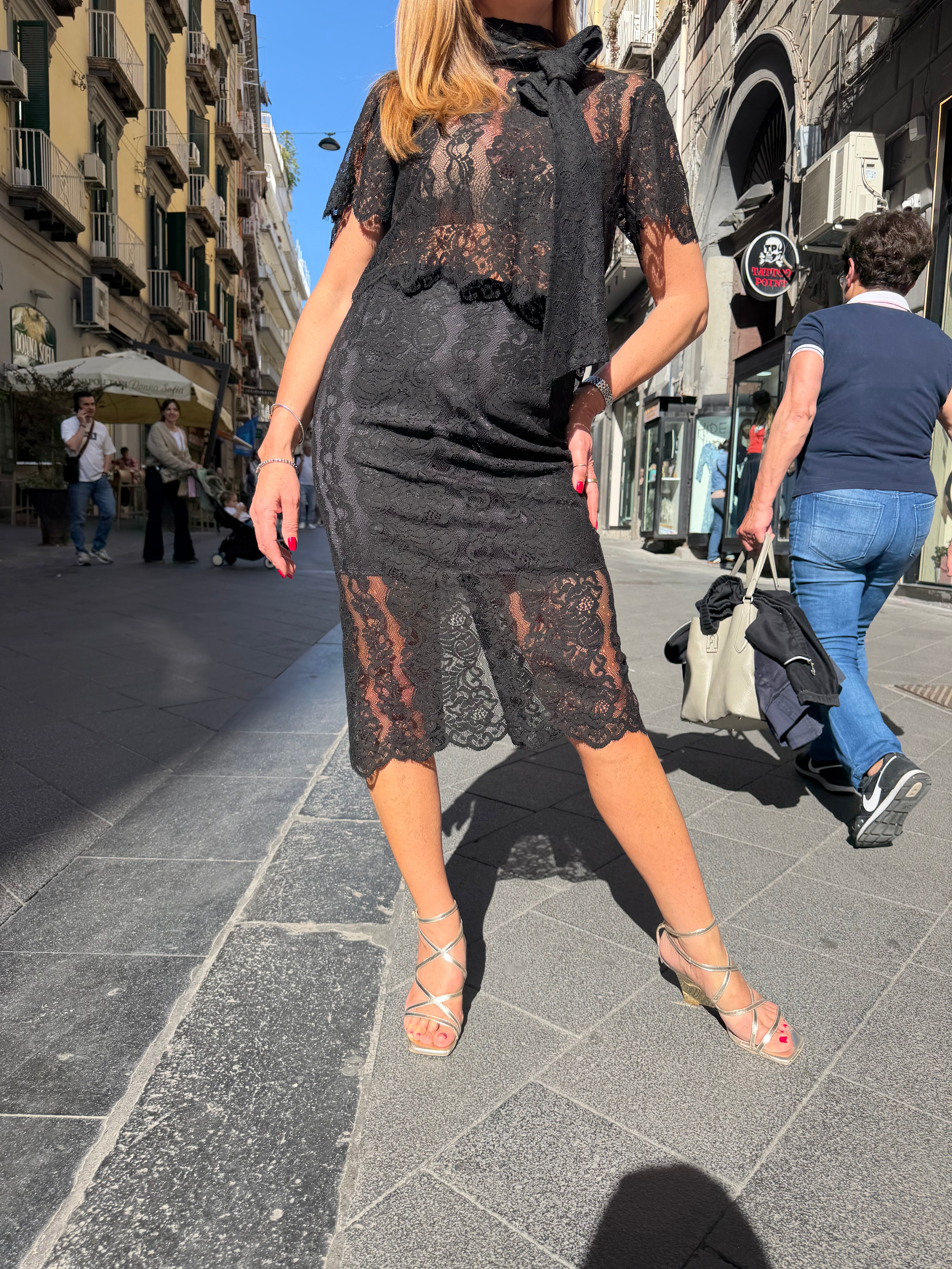 Gonna lunga in pizzo Imperial