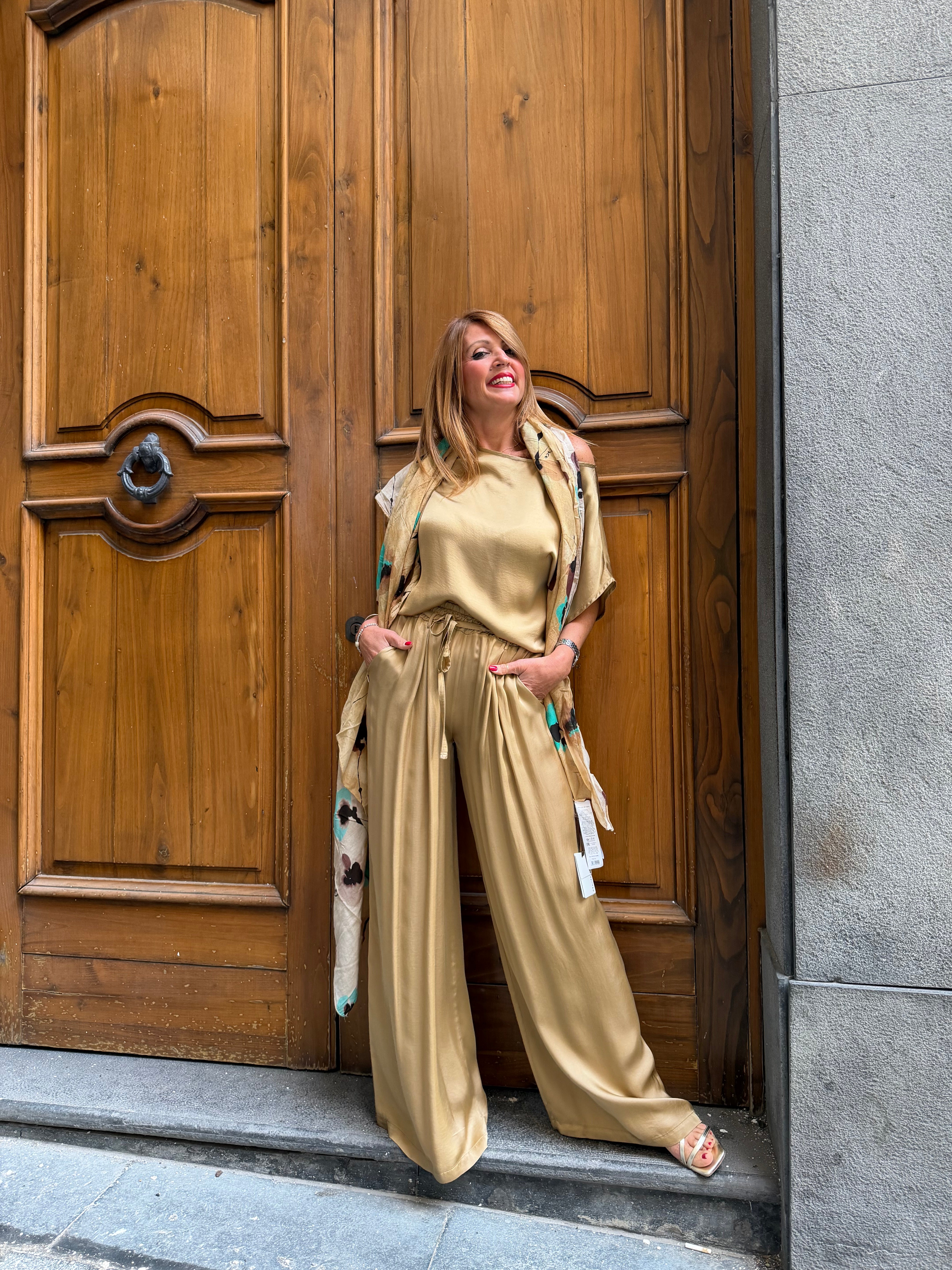 Pantalone straight Manila Grace