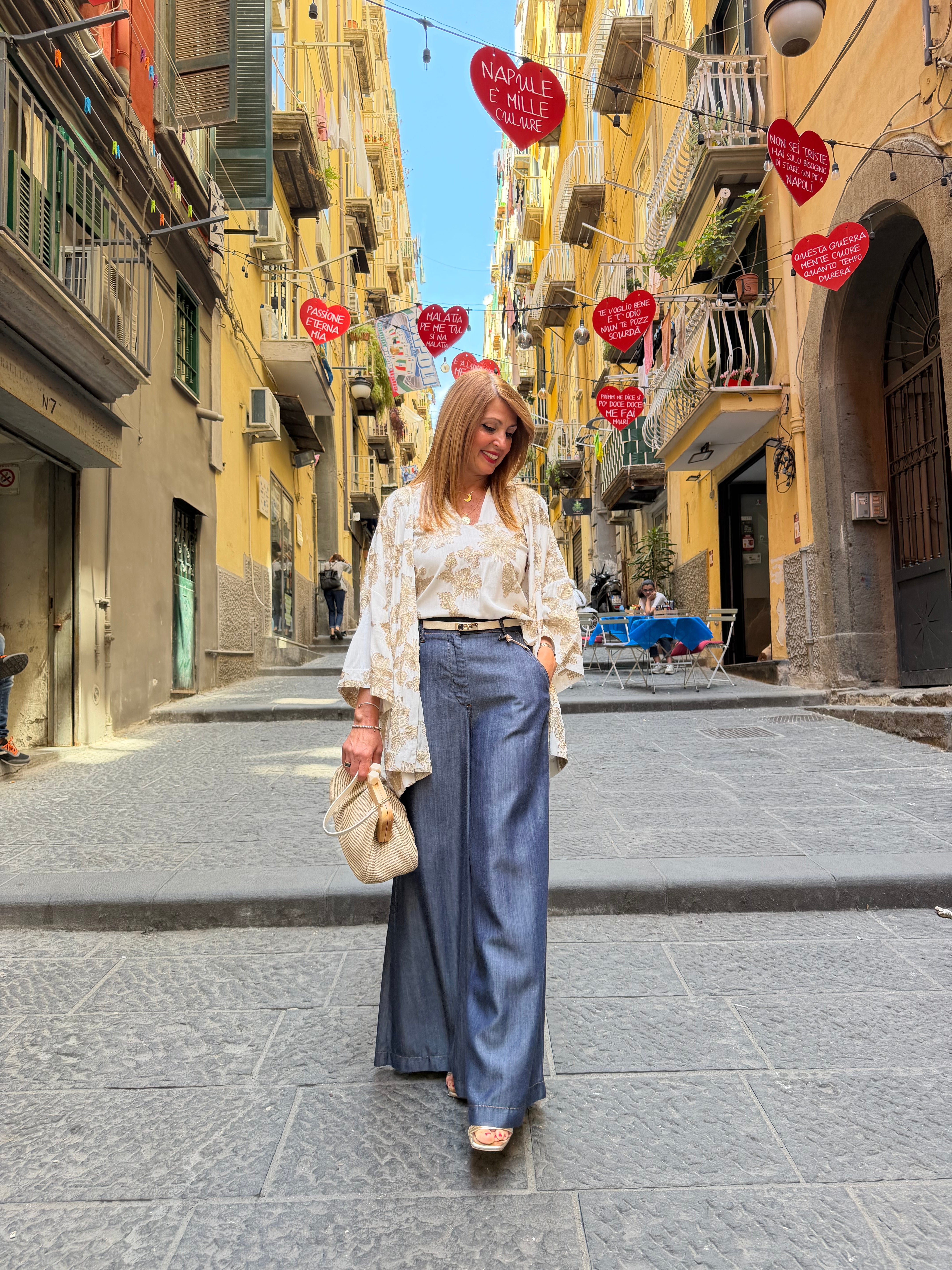 Kimono broccato Kaos Donna