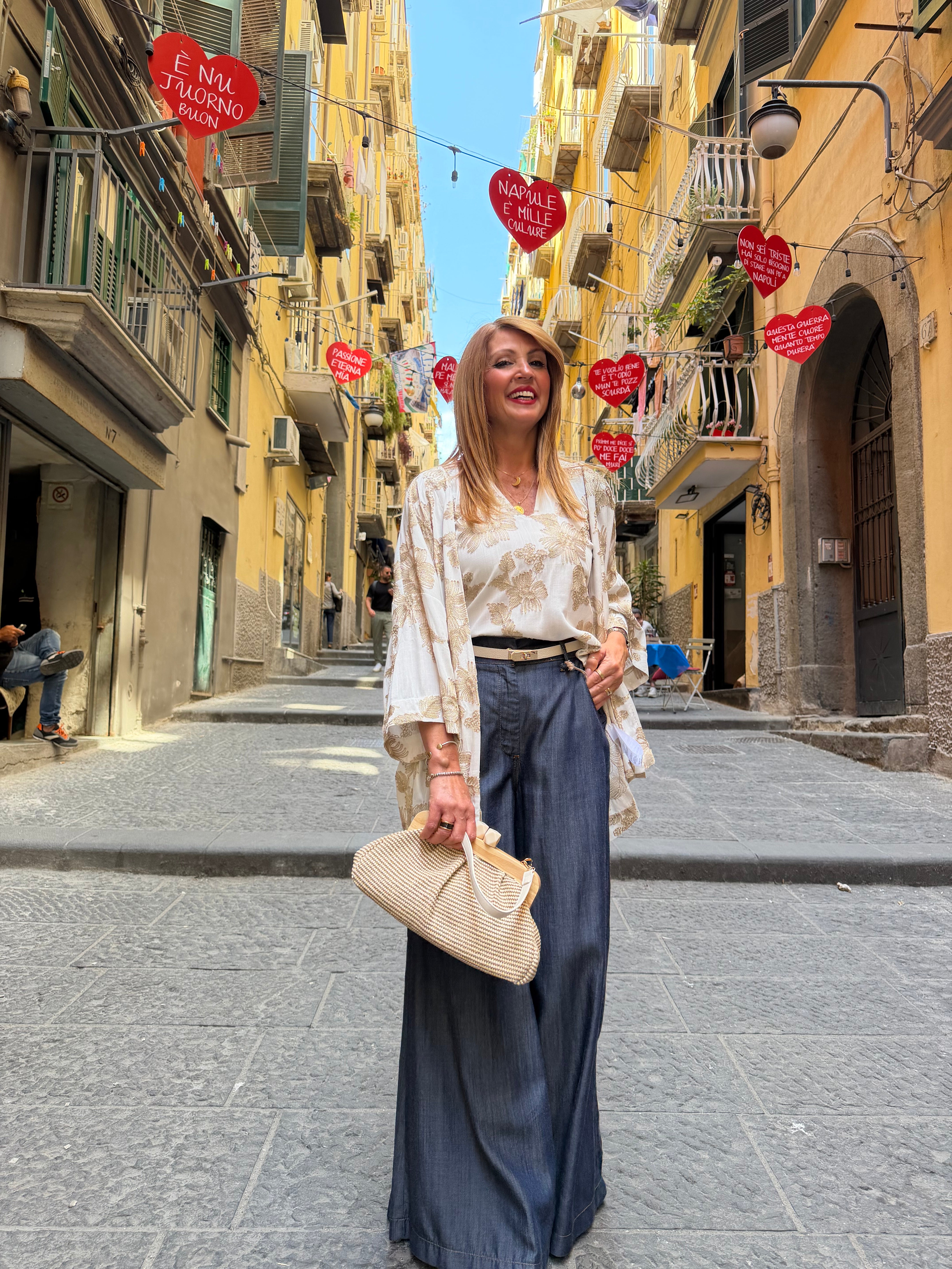 Kimono broccato Kaos Donna