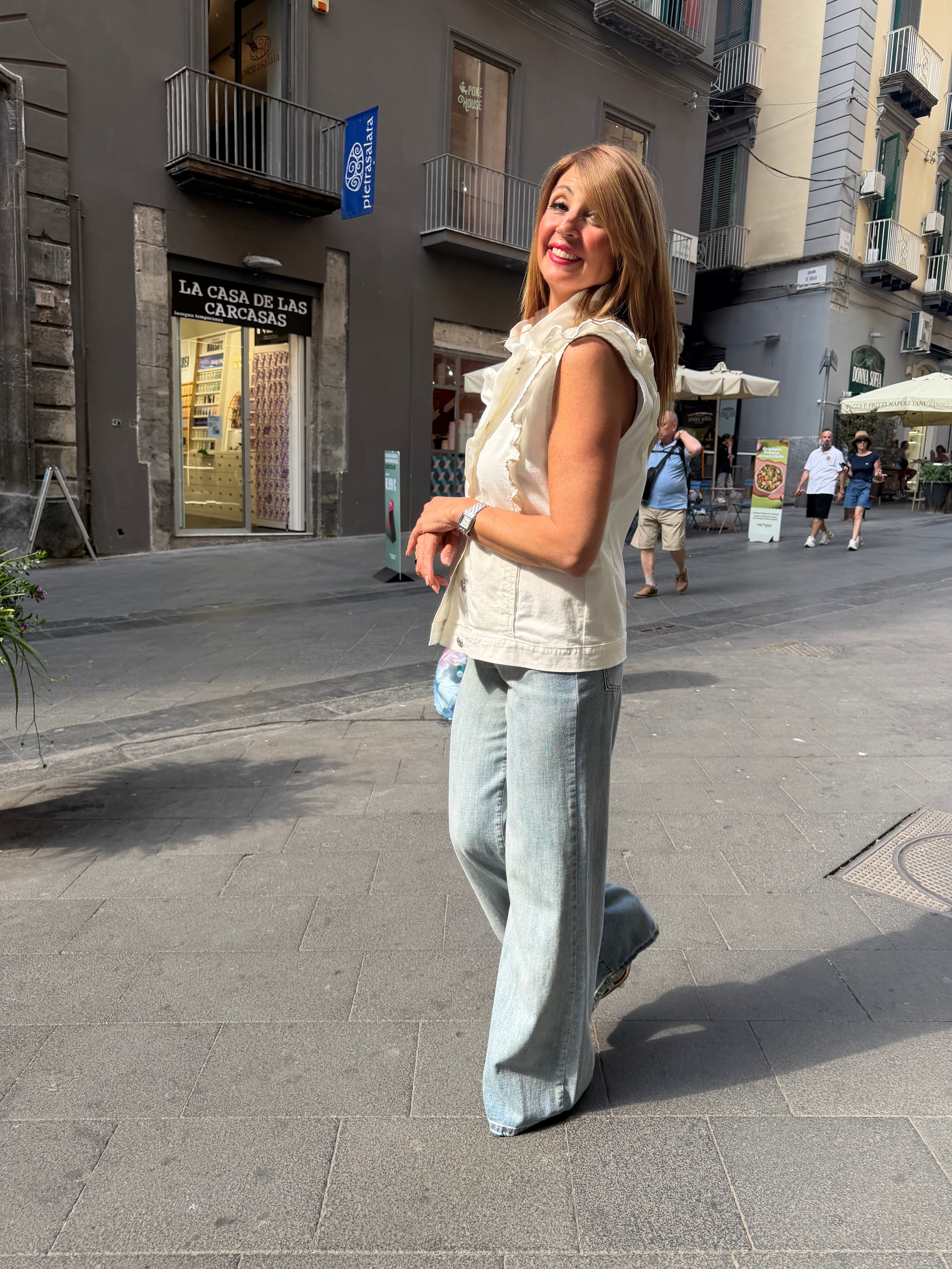 Jeans “America soft” gamba larga Emisphere