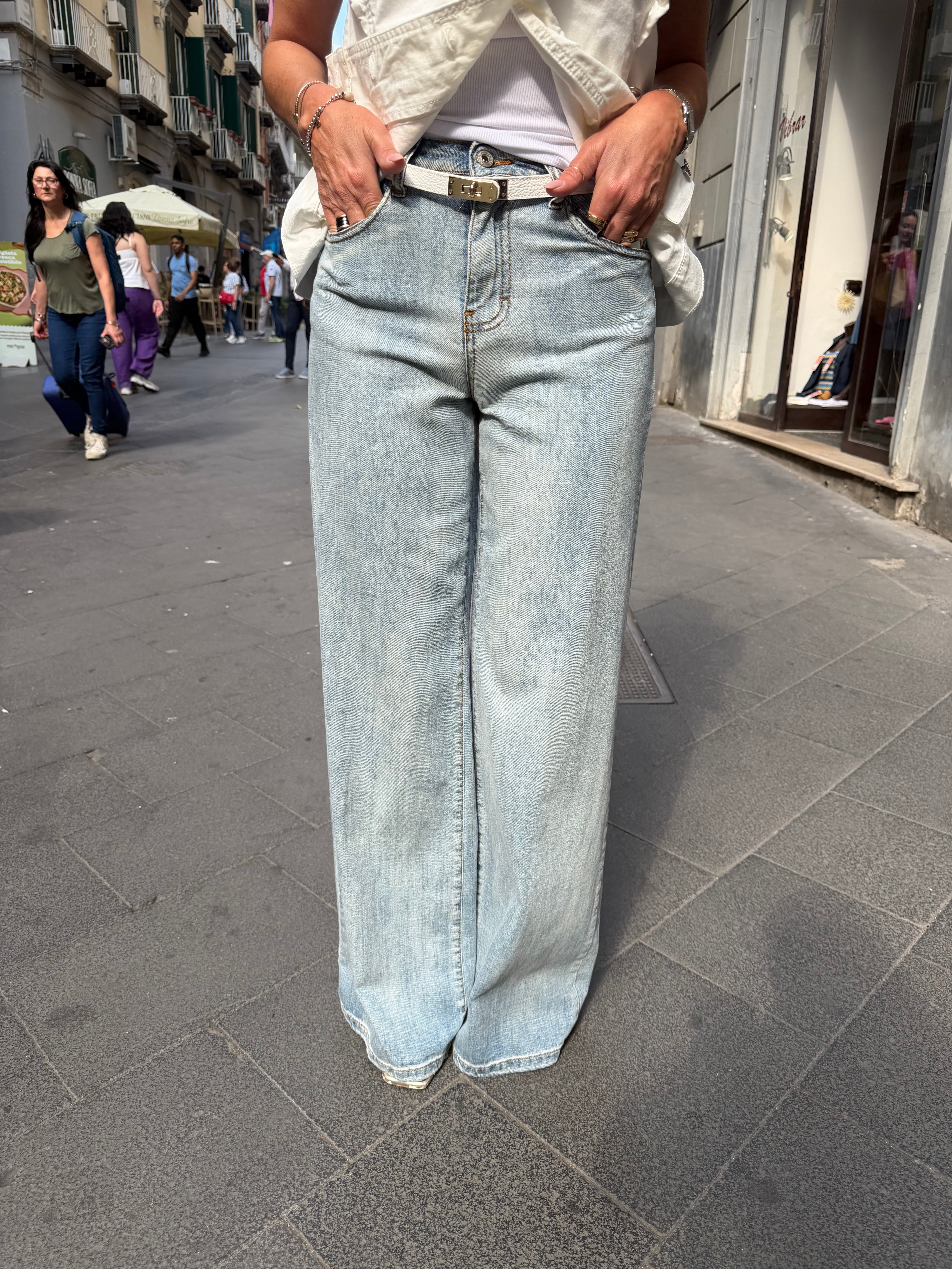 Jeans “America soft” gamba larga Emisphere
