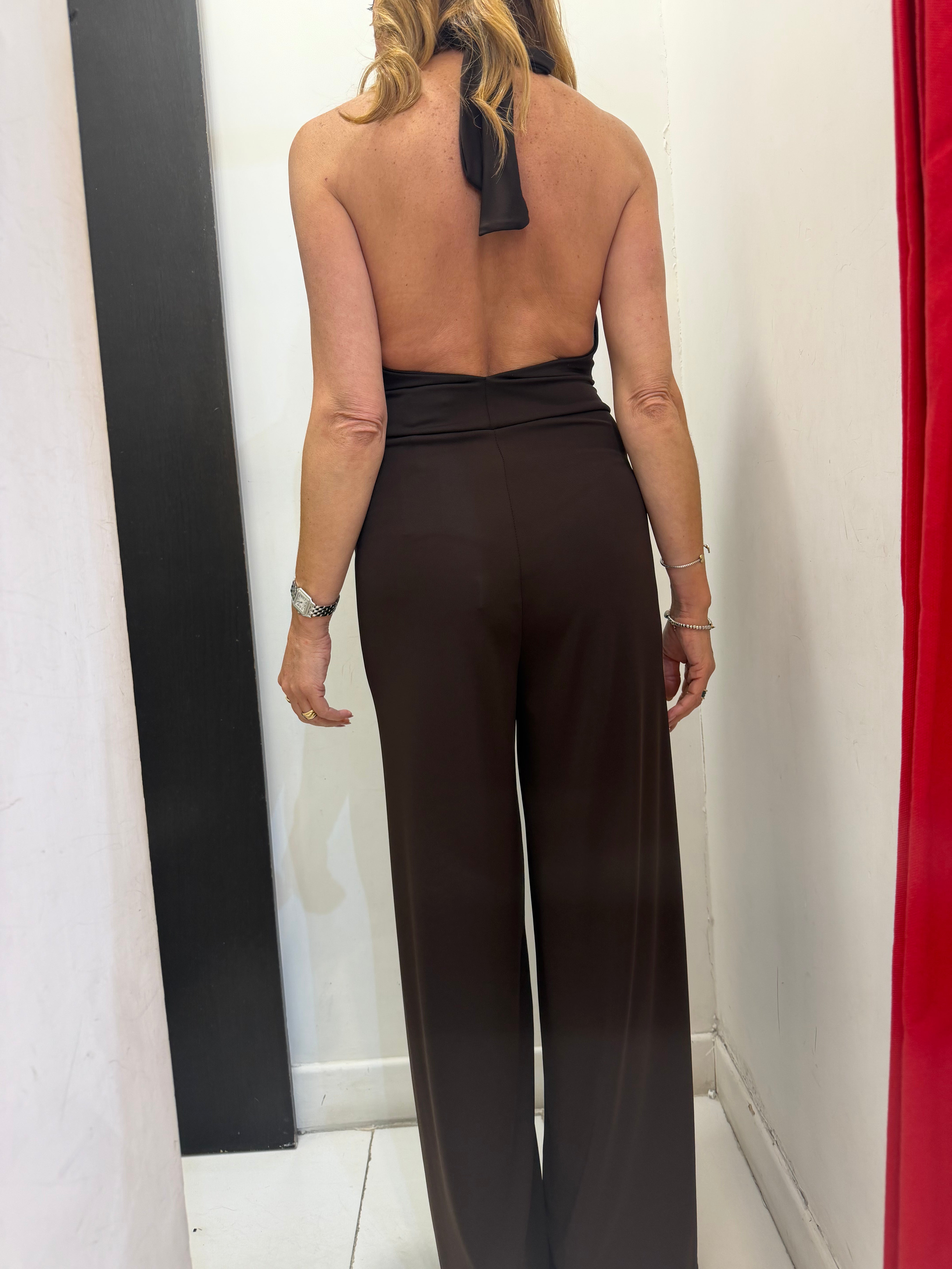 Tuta in lycra scollo all'americana Emisphere