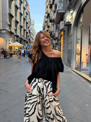 Camicia con inserto crochet Please