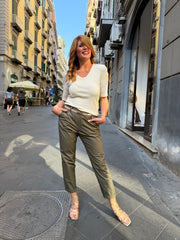Pantalone dritto in cotone Imperial