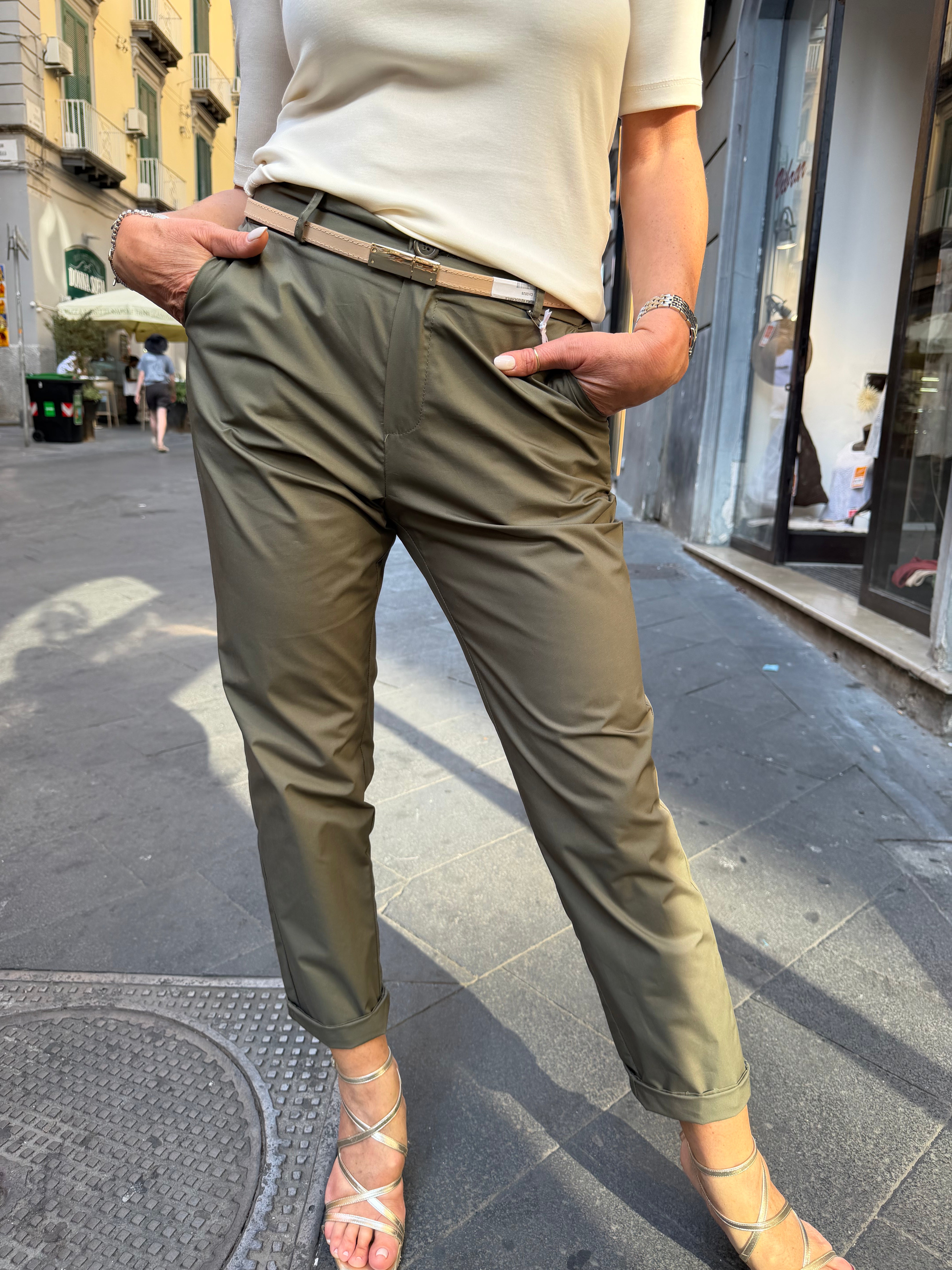 Pantalone dritto in cotone Imperial