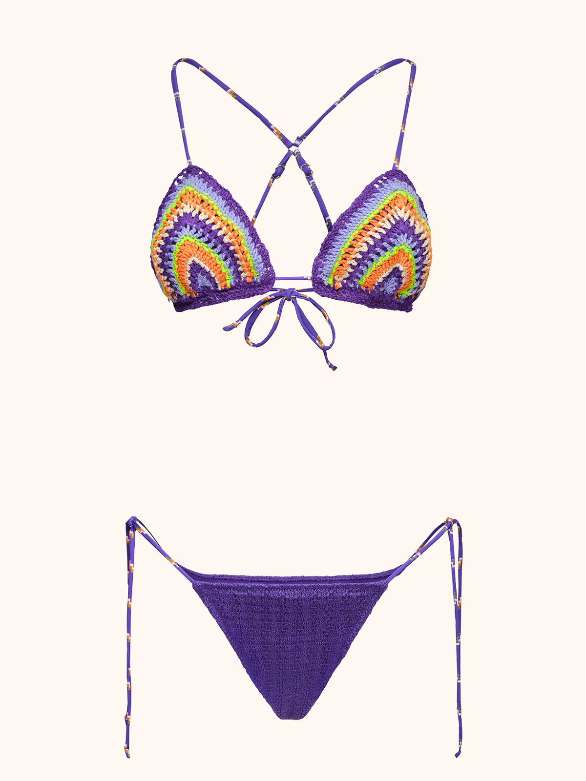 Bikini triangolo con slip americano regolabile Me Fui