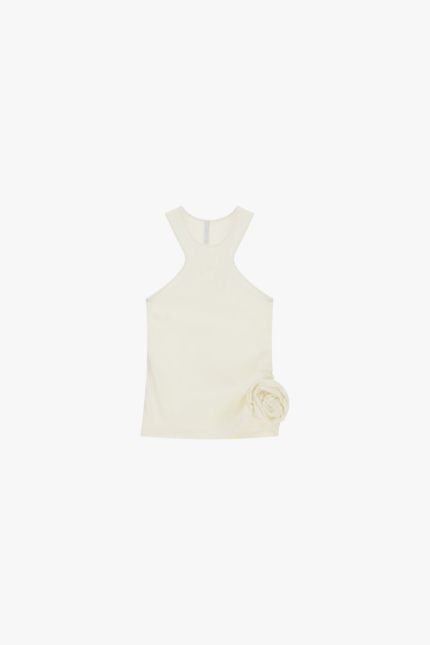 Top senza maniche con dettaglio fiore laterale Imperial