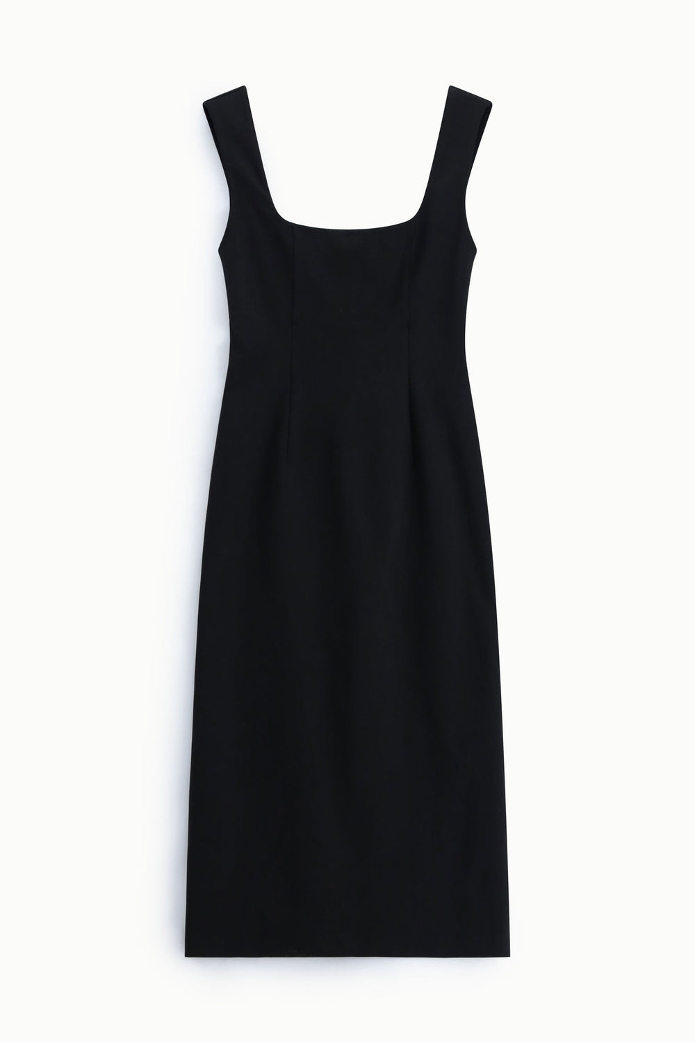 Abito midi con scollo quadrato e spalline larghe Imperial
