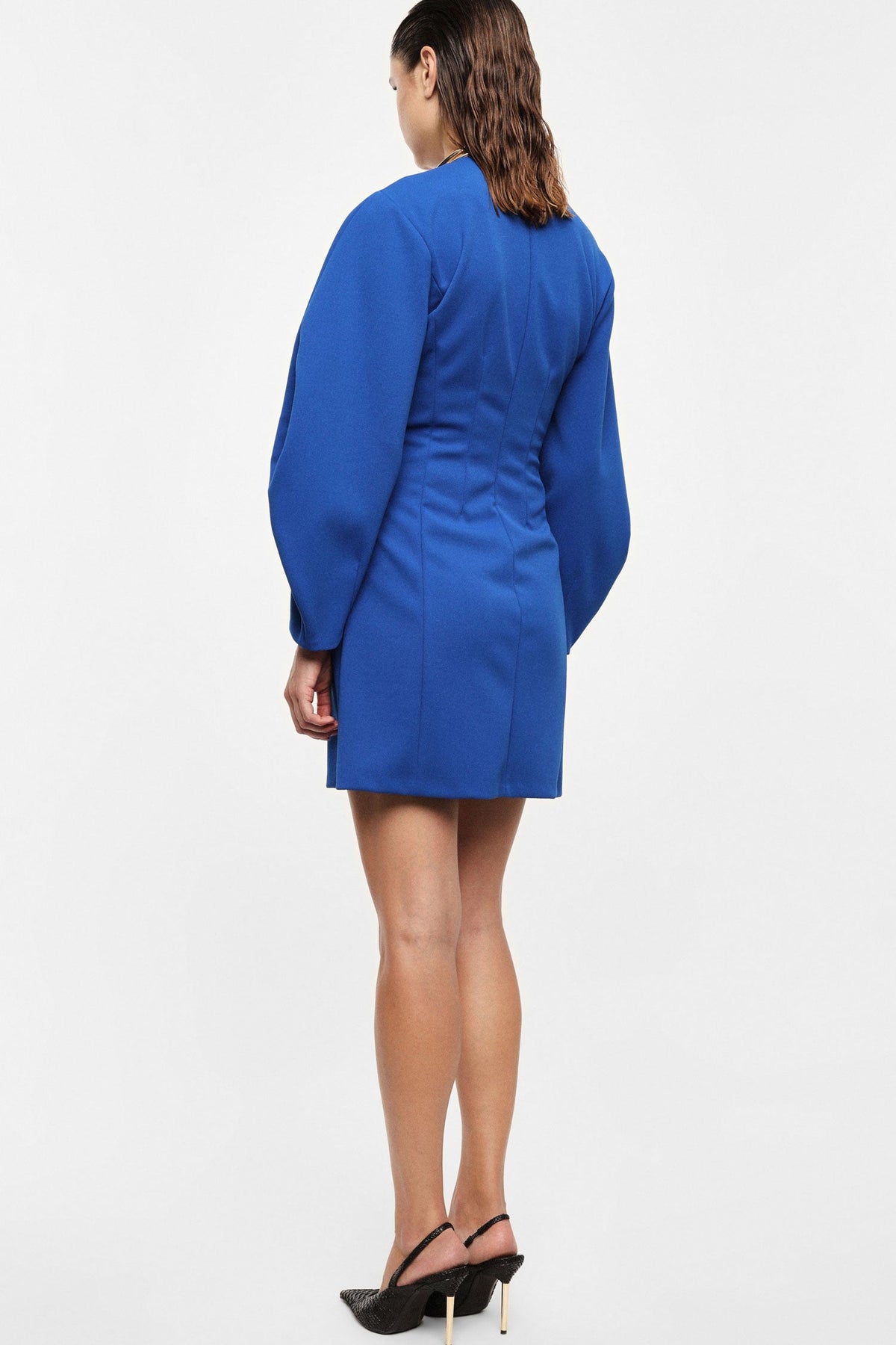 Abito corto con maniche ampie e zip posteriore BLUETTE - IR