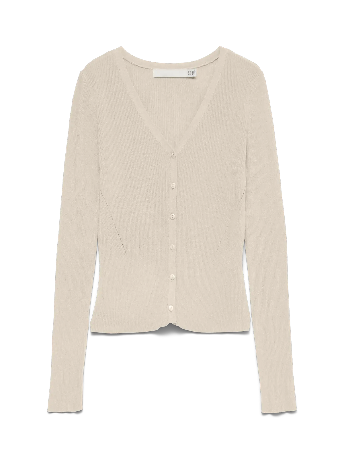 Cardigan a costine scollo a V Vero Moda